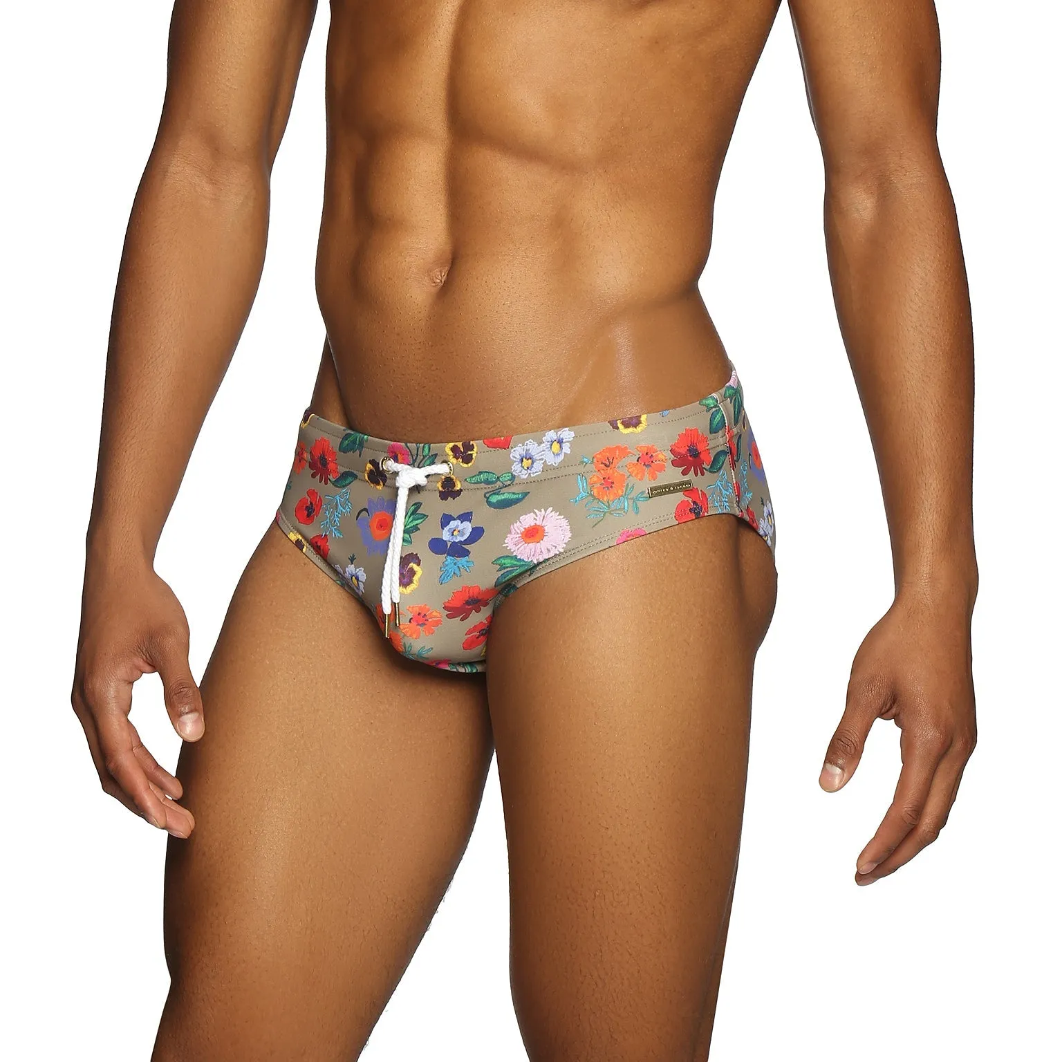 Parke & Ronen New Resort '25 - Brasilia Khaki Print Meridian Bikini sold by Underwear Expert product image thumbnail 2