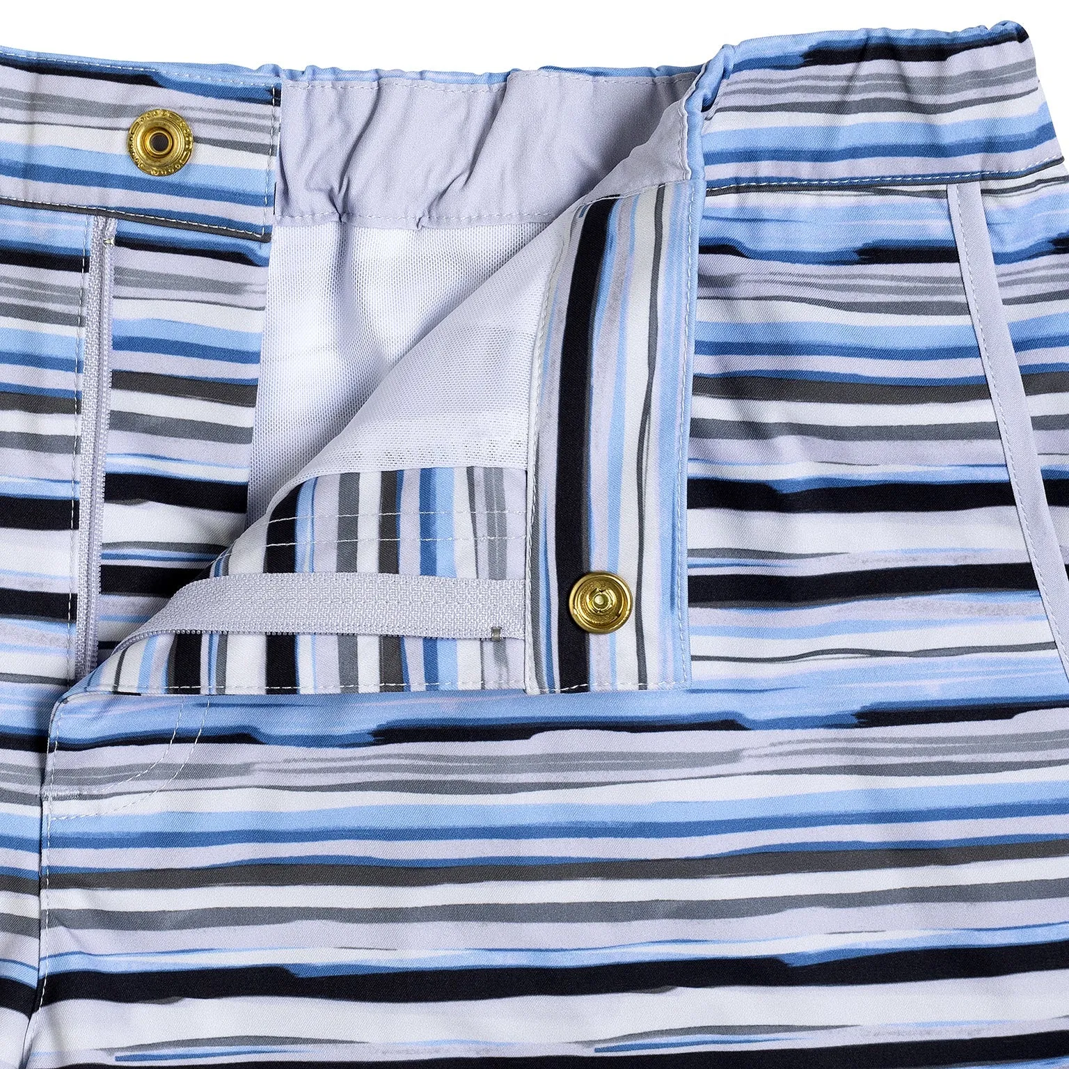 Parke & Ronen New Resort '25 - Horizon Stripe Blue Print 2" Angeleno Stretch sold by Underwear Expert product image thumbnail 5