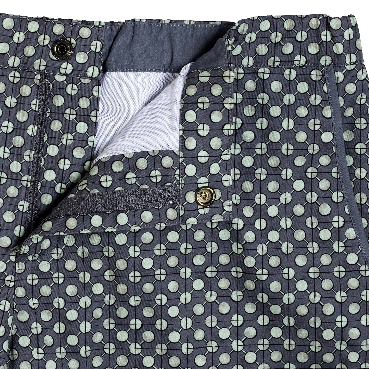 Parke & Ronen New Resort '25 - Mid Century Green Print 2" Angeleno Stretch sold by Underwear Expert product image thumbnail 5