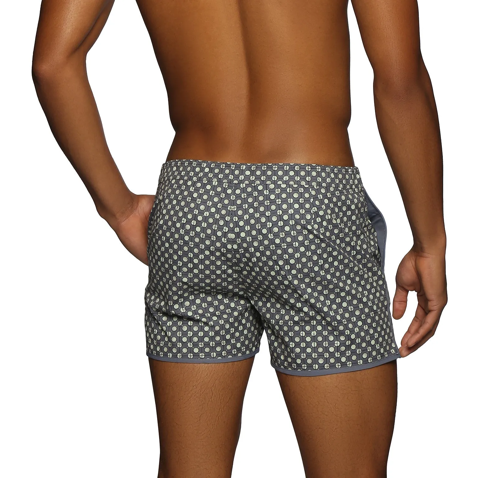 Parke & Ronen New Resort '25 - Mid Century Green Print 2" Angeleno Stretch sold by Underwear Expert product image thumbnail 3