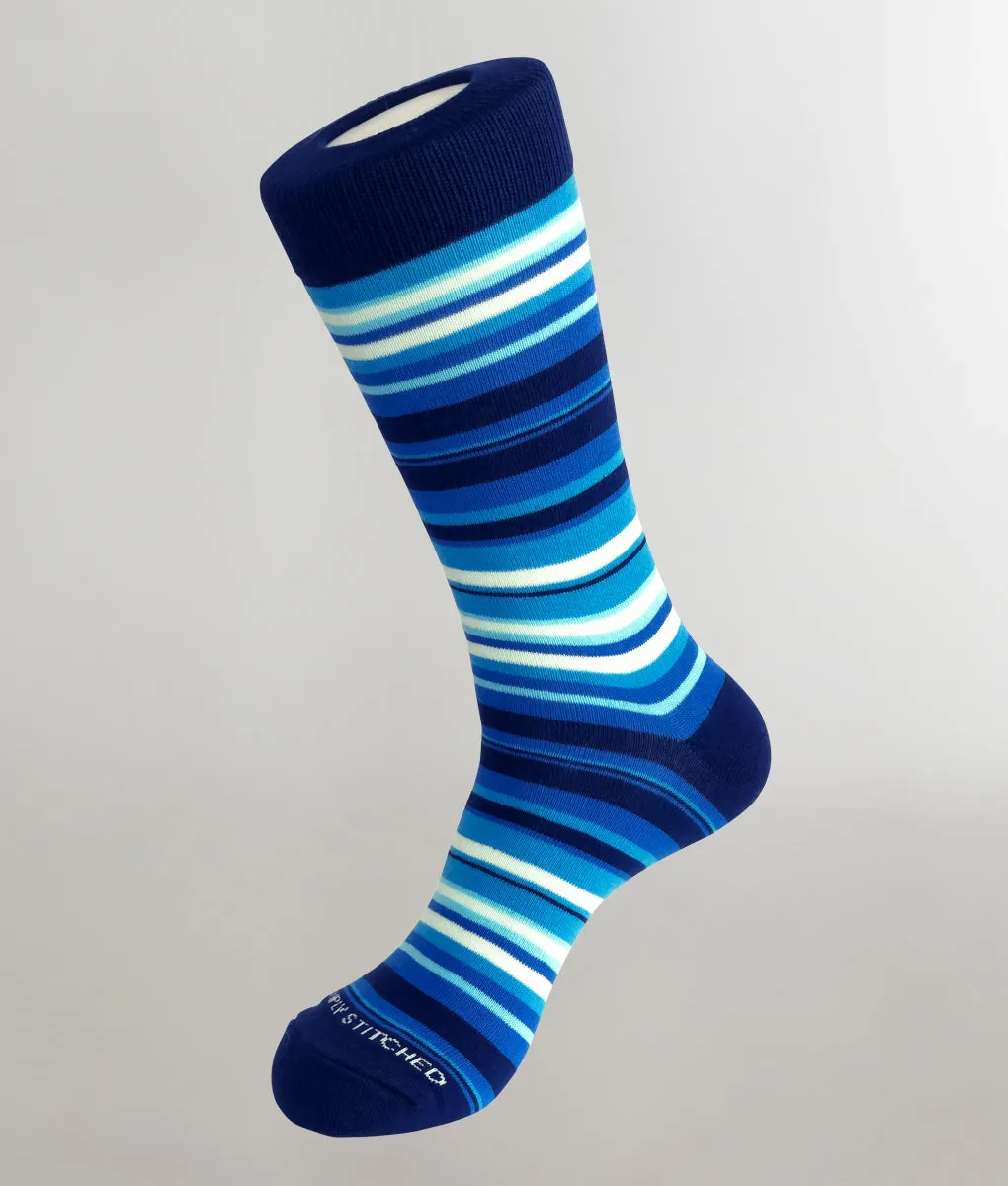 Unsimply Stitched Griddy Stripe Crew Sock sold by Underwear Expert product image thumbnail 2