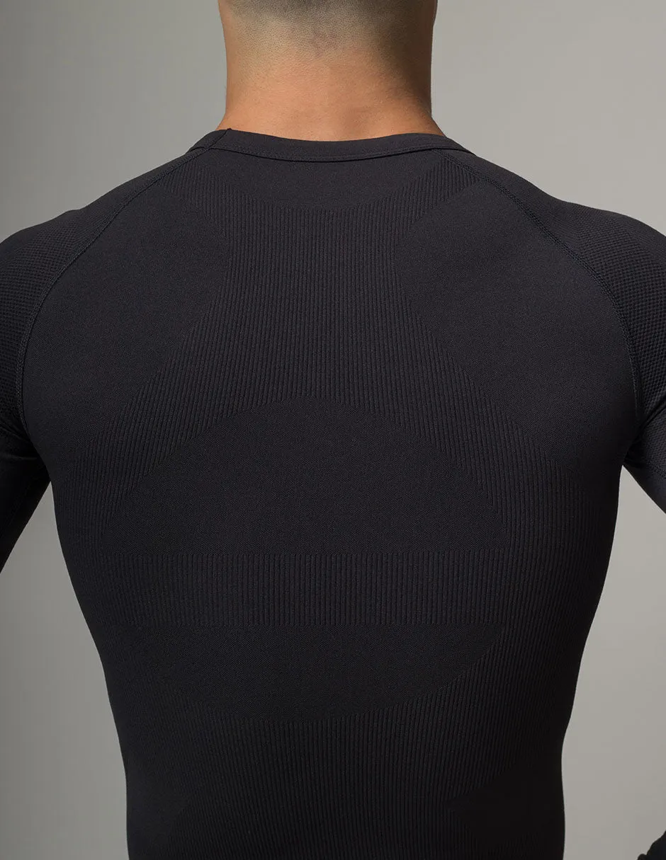 Rounderbum Seamless Compression Long Sleeve Shirt Black sold by Underwear Expert product image thumbnail 4