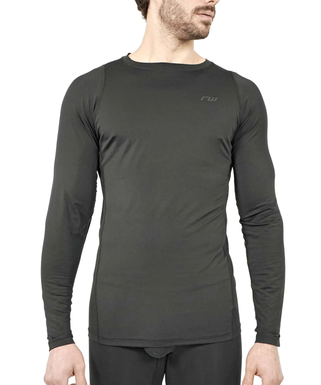 Rounderbum Sport Long Sleeve Shirt Black sold by Underwear Expert