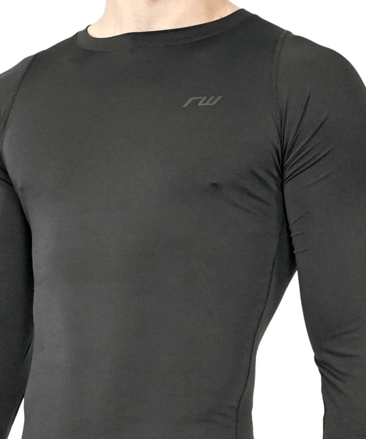 Rounderbum Sport Long Sleeve Shirt Black sold by Underwear Expert product image thumbnail 2