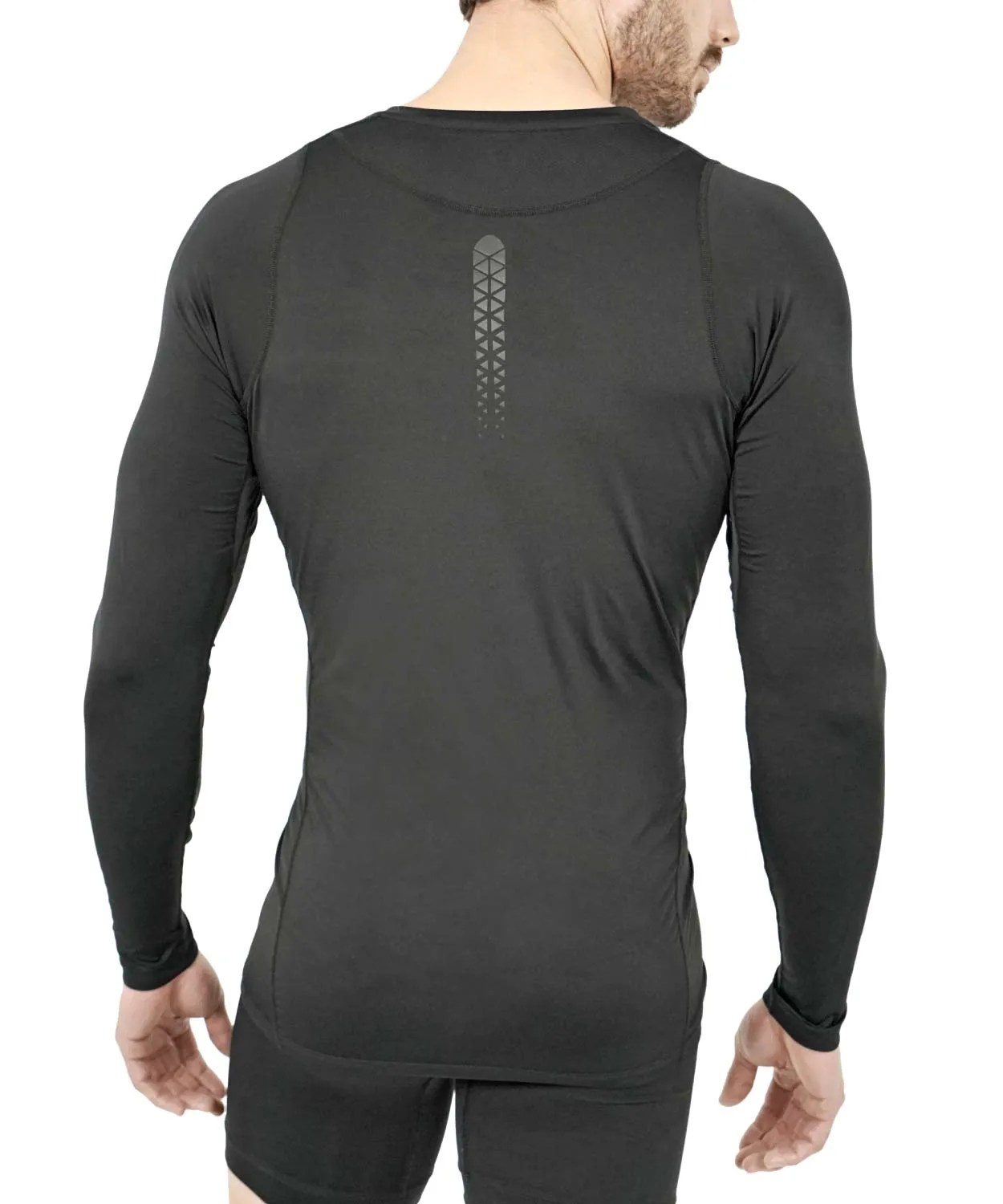 Rounderbum Sport Long Sleeve Shirt Black sold by Underwear Expert product image thumbnail 3