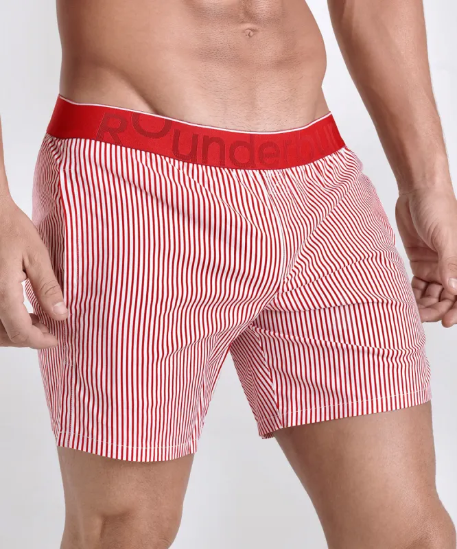 Rounderbum Lift Lounge Boxer Red sold by Underwear Expert