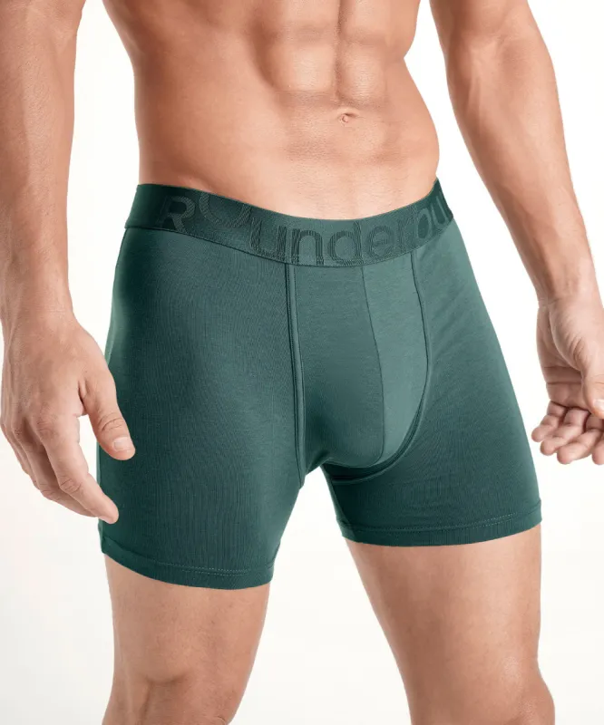 Rounderbum Hero Green Padded Boxer Brief sold by Underwear Expert