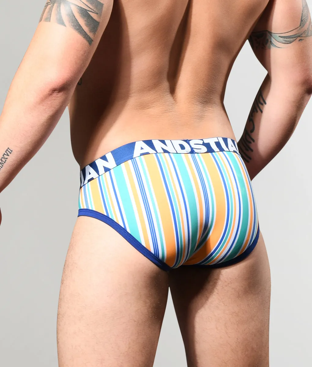 Andrew Christian Sorrento Stripe Almost Naked Brief sold by Underwear Expert product image thumbnail 2