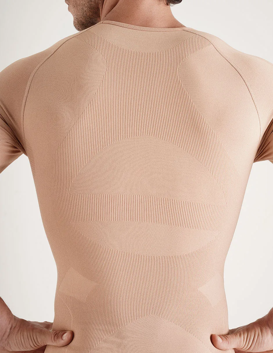 Rounderbum Seamless Compression T-Shirt Tan sold by Underwear Expert product image thumbnail 4