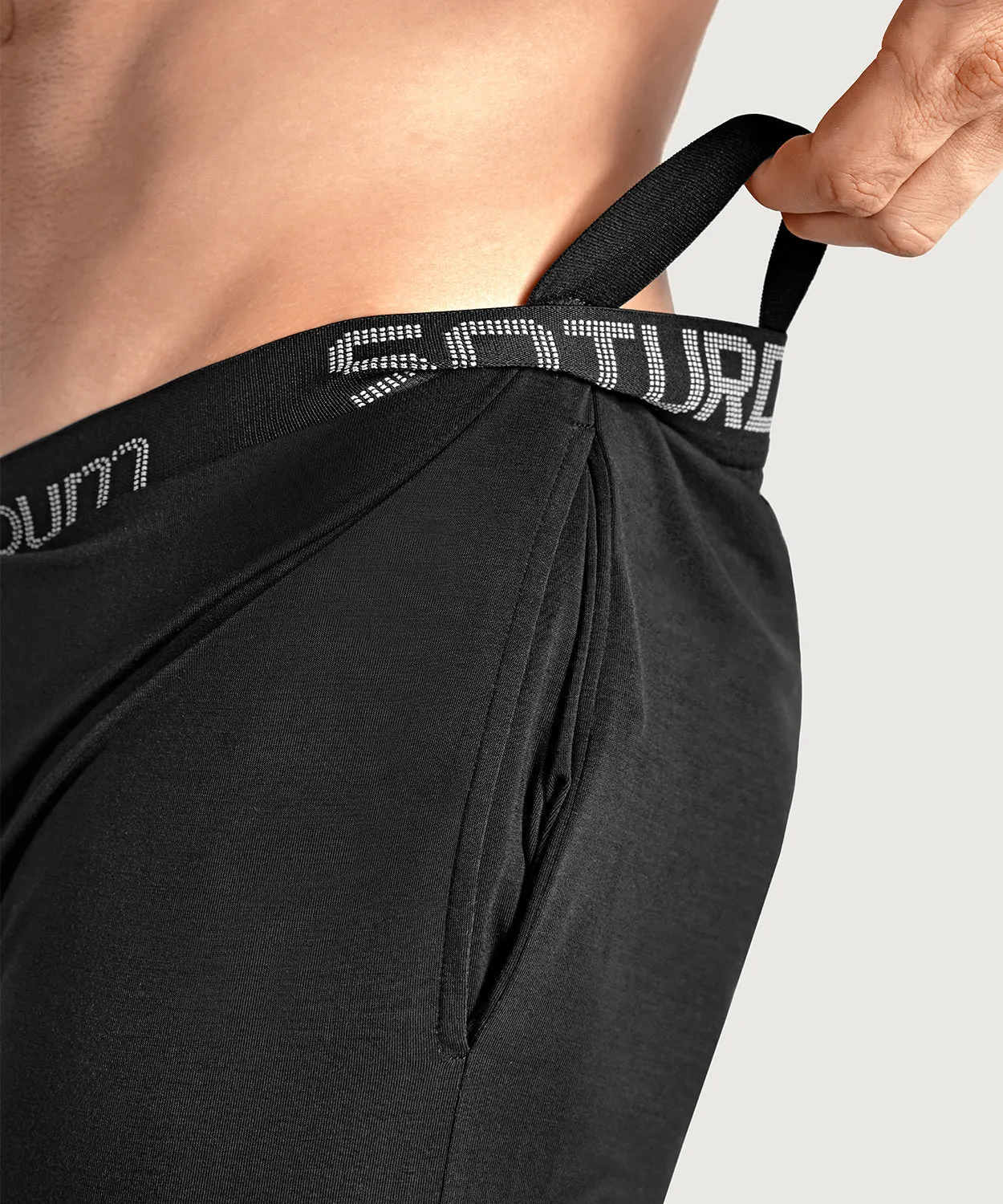 Rounderbum Bum Around Pajama Short Black sold by Underwear Expert product image thumbnail 5