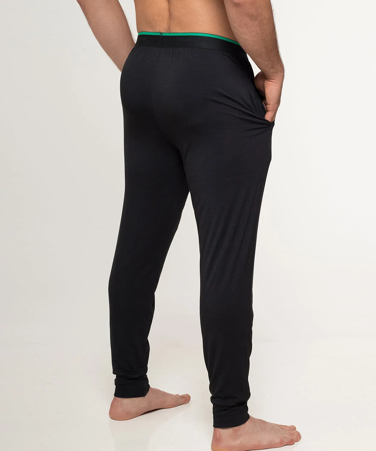 Rounderbum Homewear Joggers Bamboo Black sold by Underwear Expert product image thumbnail 2