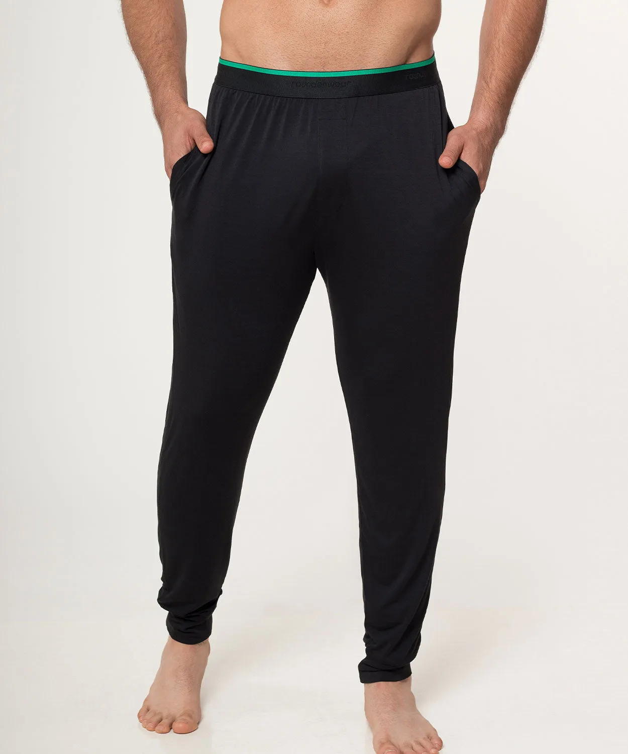 Rounderbum Homewear Joggers Bamboo Black sold by Underwear Expert