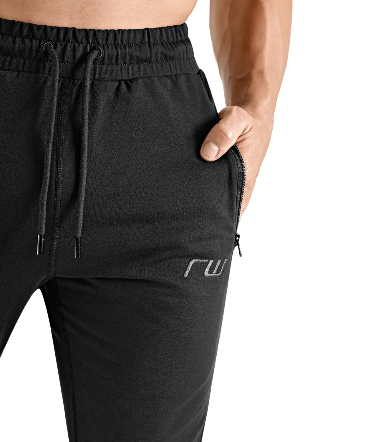 Rounderbum 3/4 Leg Joggers Sportwear 365 Black sold by Underwear Expert product image thumbnail 3