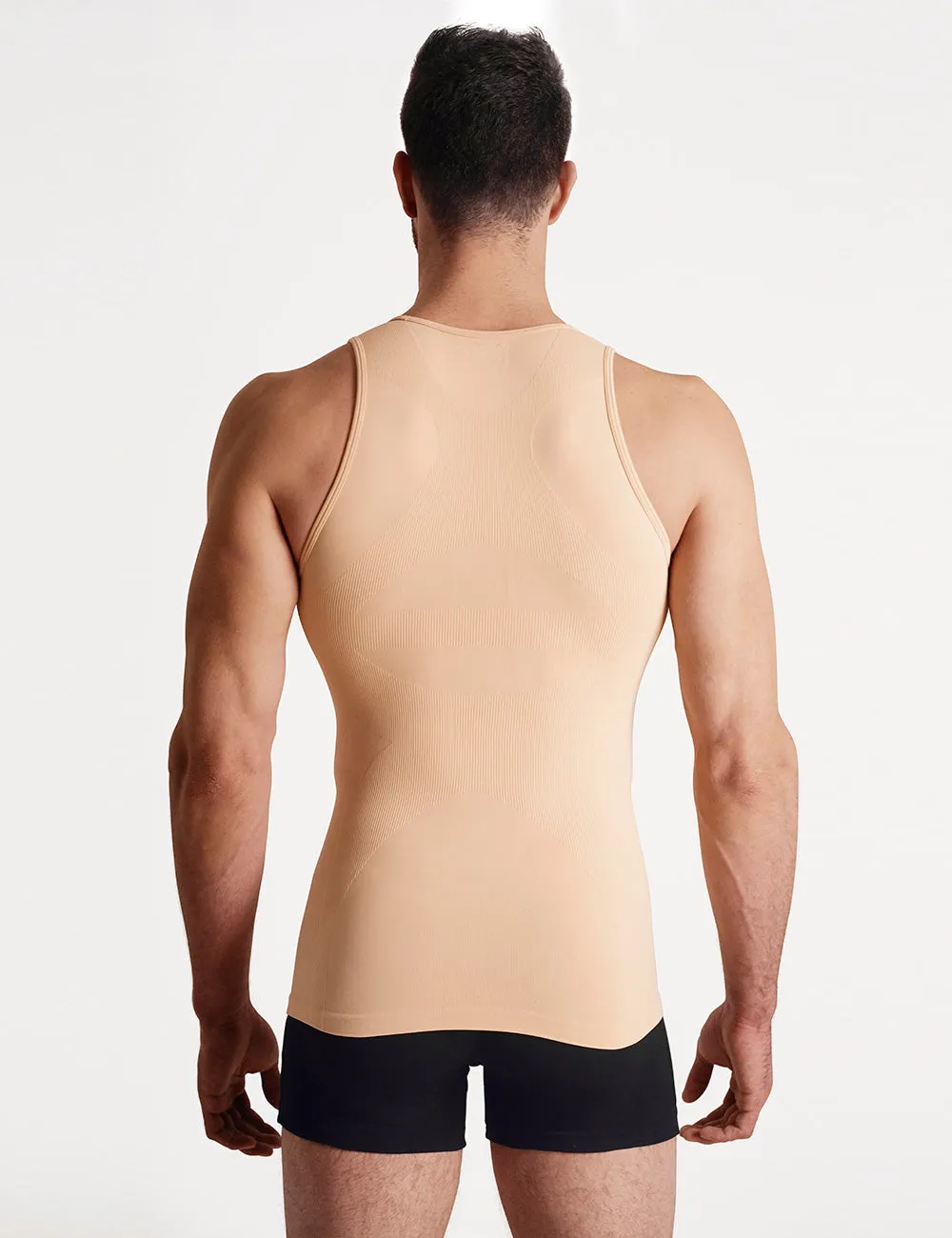 Rounderbum Seamless Compression Tank Top Sand sold by Underwear Expert product image thumbnail 5