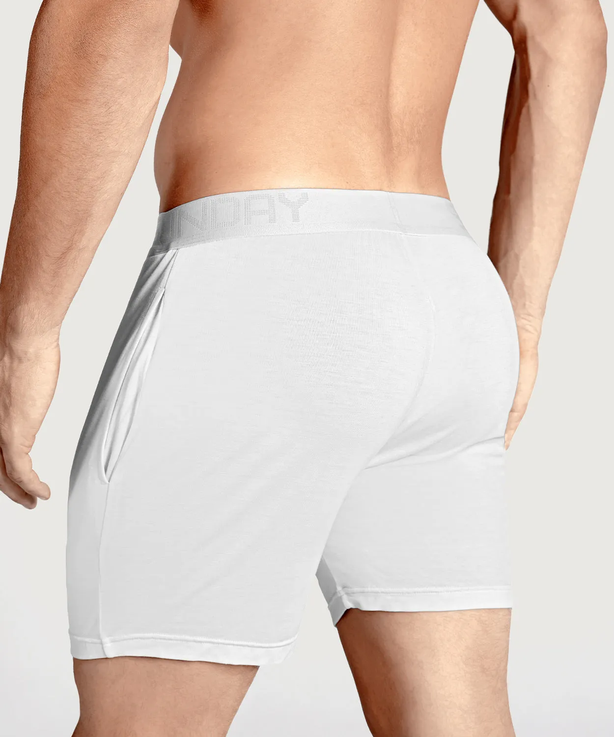 Rounderbum Bum Around Pajama Short White sold by Underwear Expert product image thumbnail 2