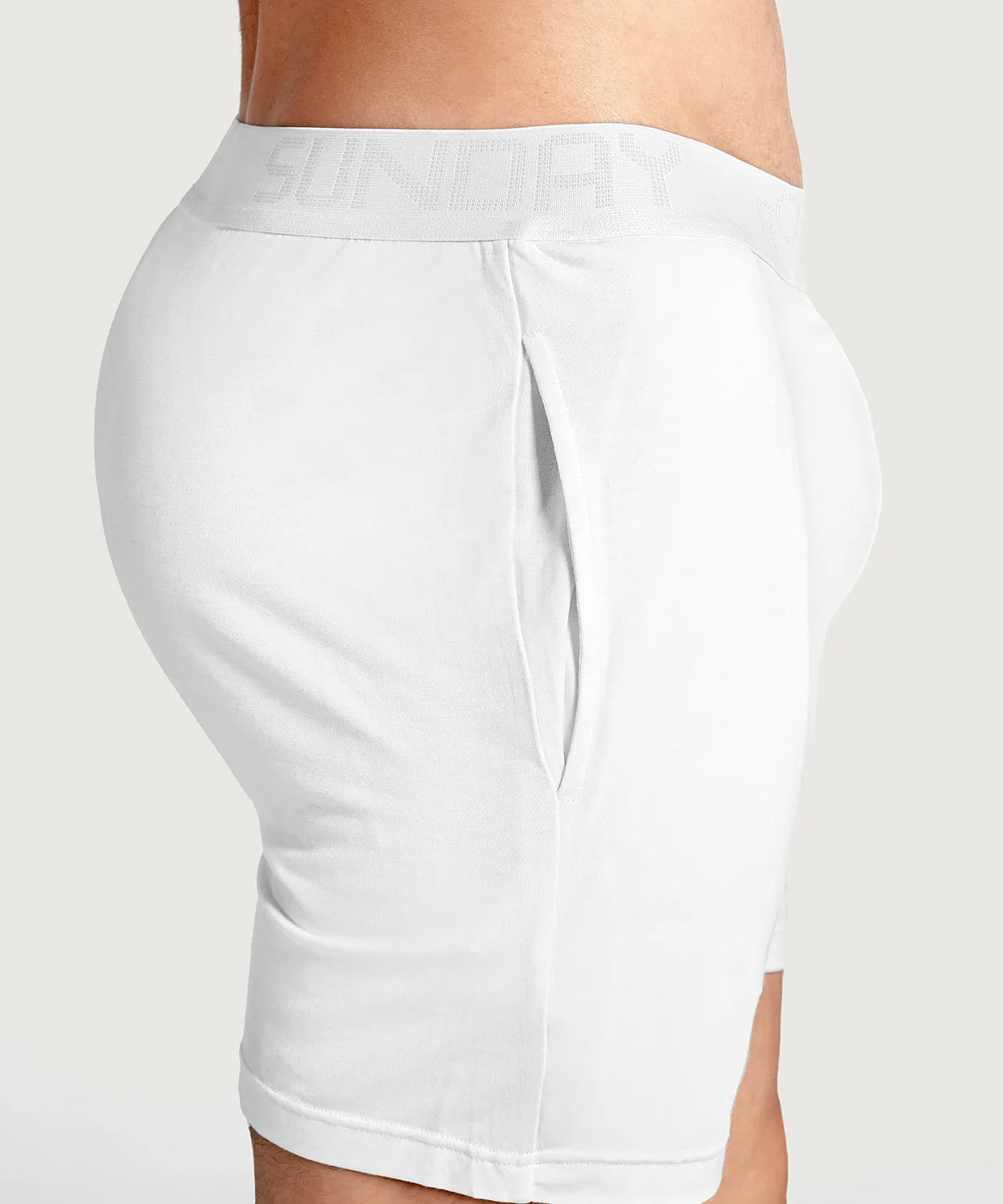 Rounderbum Bum Around Pajama Short White sold by Underwear Expert product image thumbnail 3