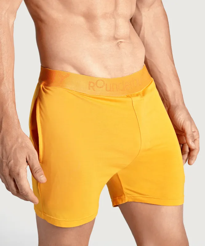 Rounderbum Bum Around Pajama Short Orange sold by Underwear Expert