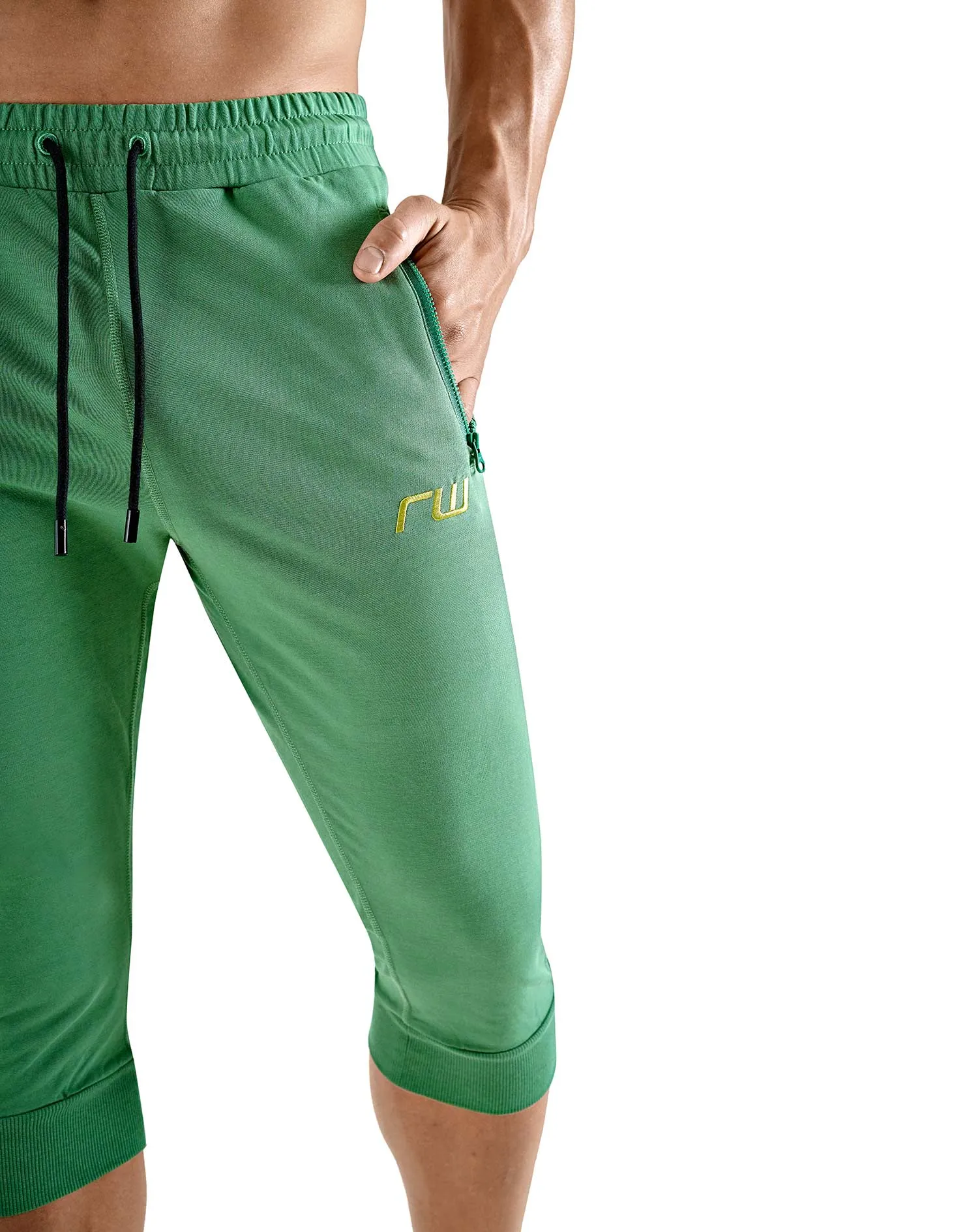 Rounderbum 3/4 Leg Joggers Sportwear 365 Green sold by Underwear Expert product image thumbnail 4