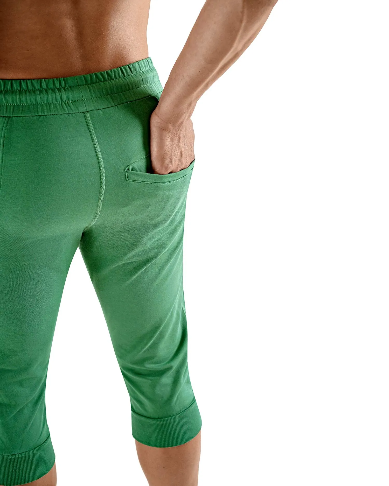 Rounderbum 3/4 Leg Joggers Sportwear 365 Green sold by Underwear Expert product image thumbnail 3