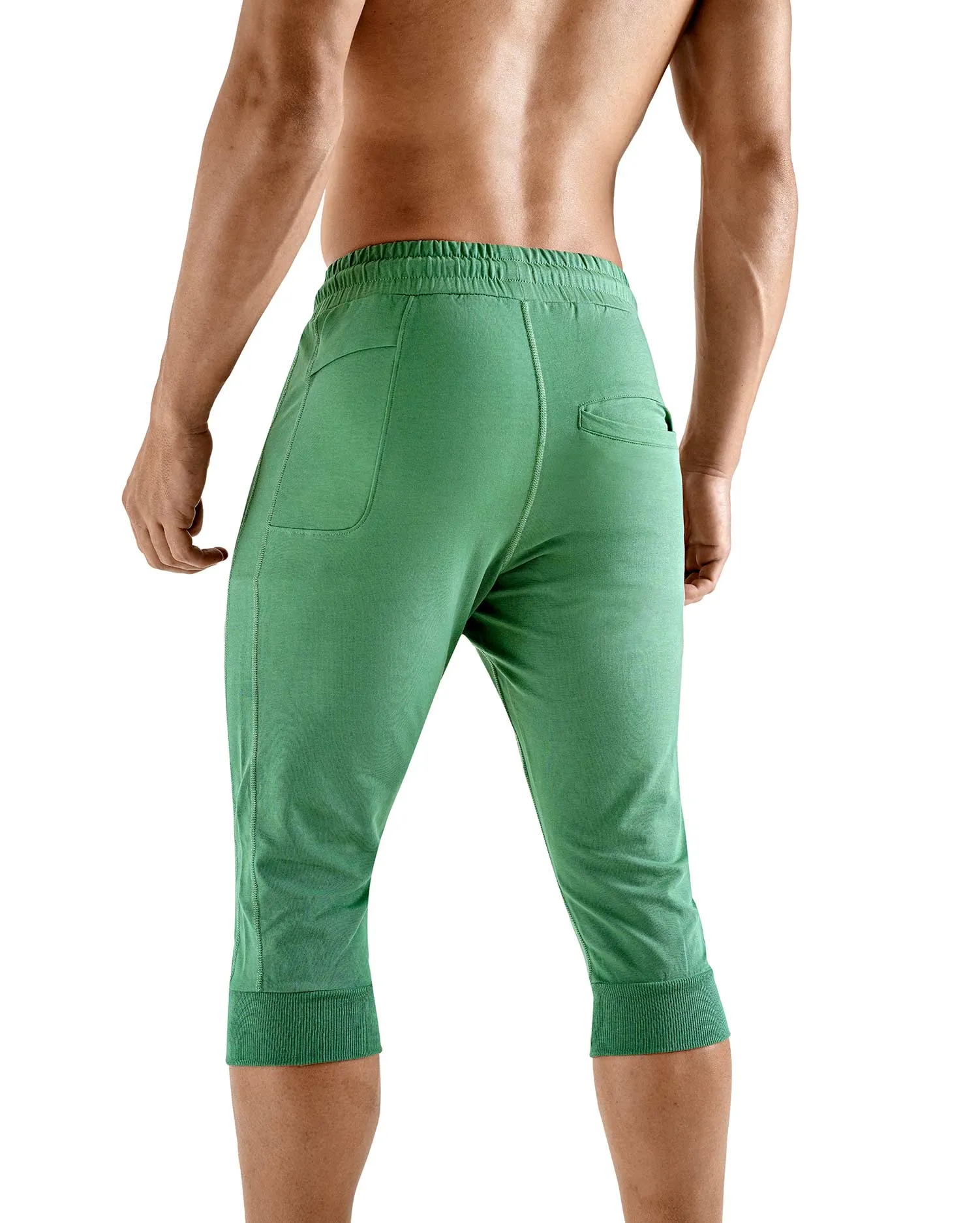 Rounderbum 3/4 Leg Joggers Sportwear 365 Green sold by Underwear Expert product image thumbnail 2