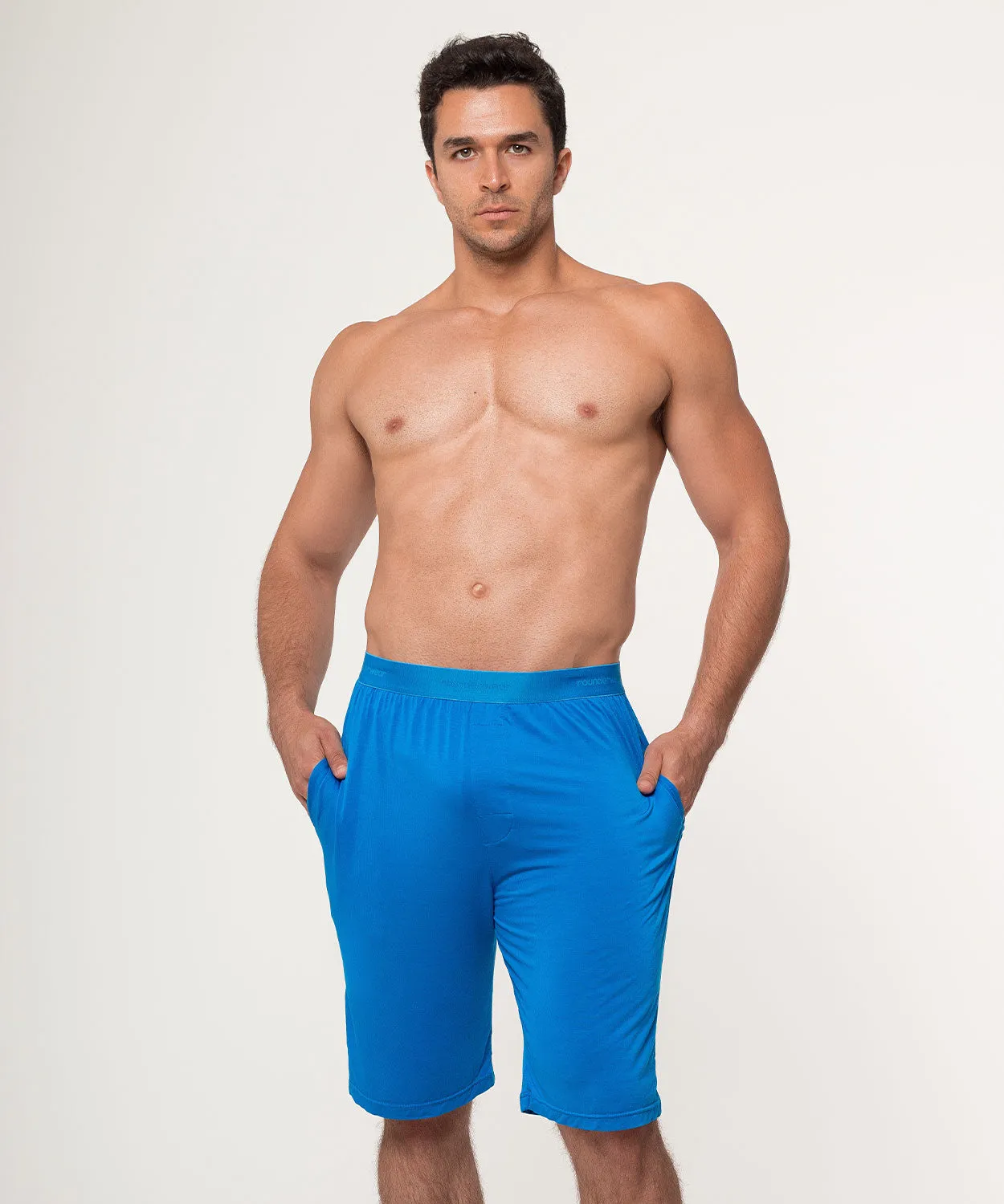 Rounderbum Homewear Shorts Bamboo Blue sold by Underwear Expert product image thumbnail 5