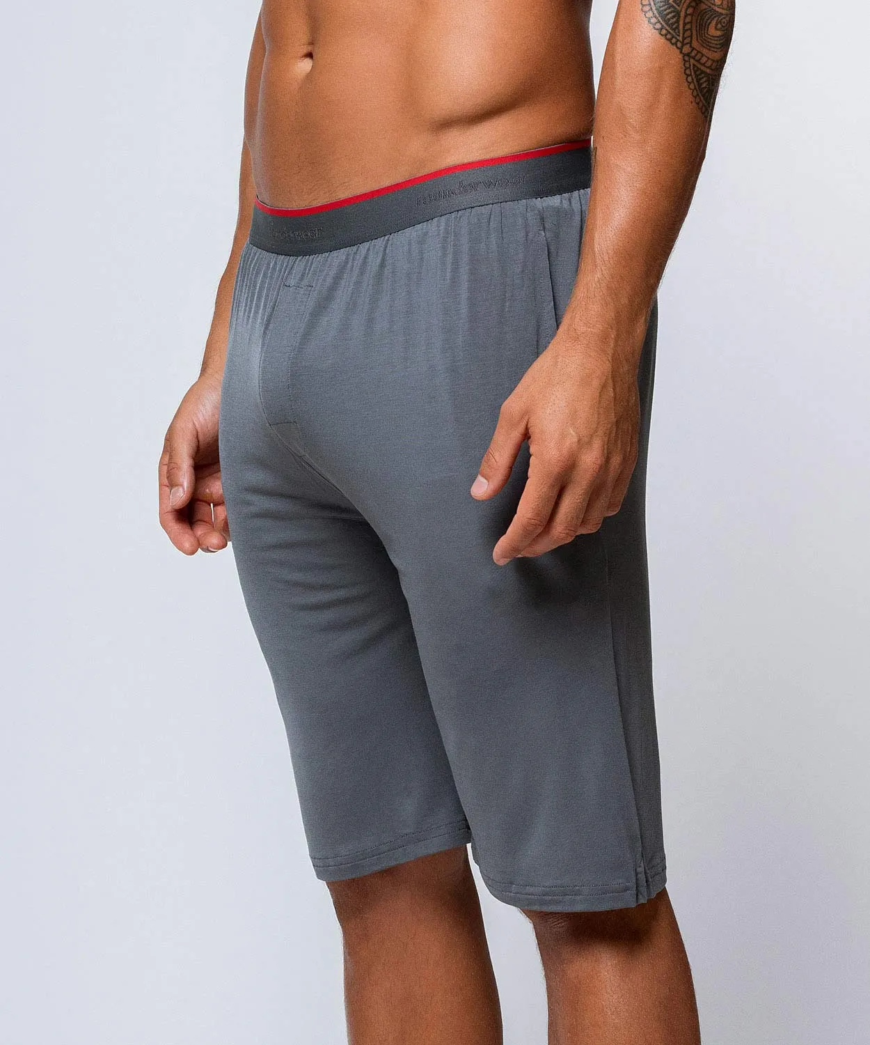Rounderbum Homewear Shorts Essentials Gray sold by Underwear Expert product image thumbnail 3