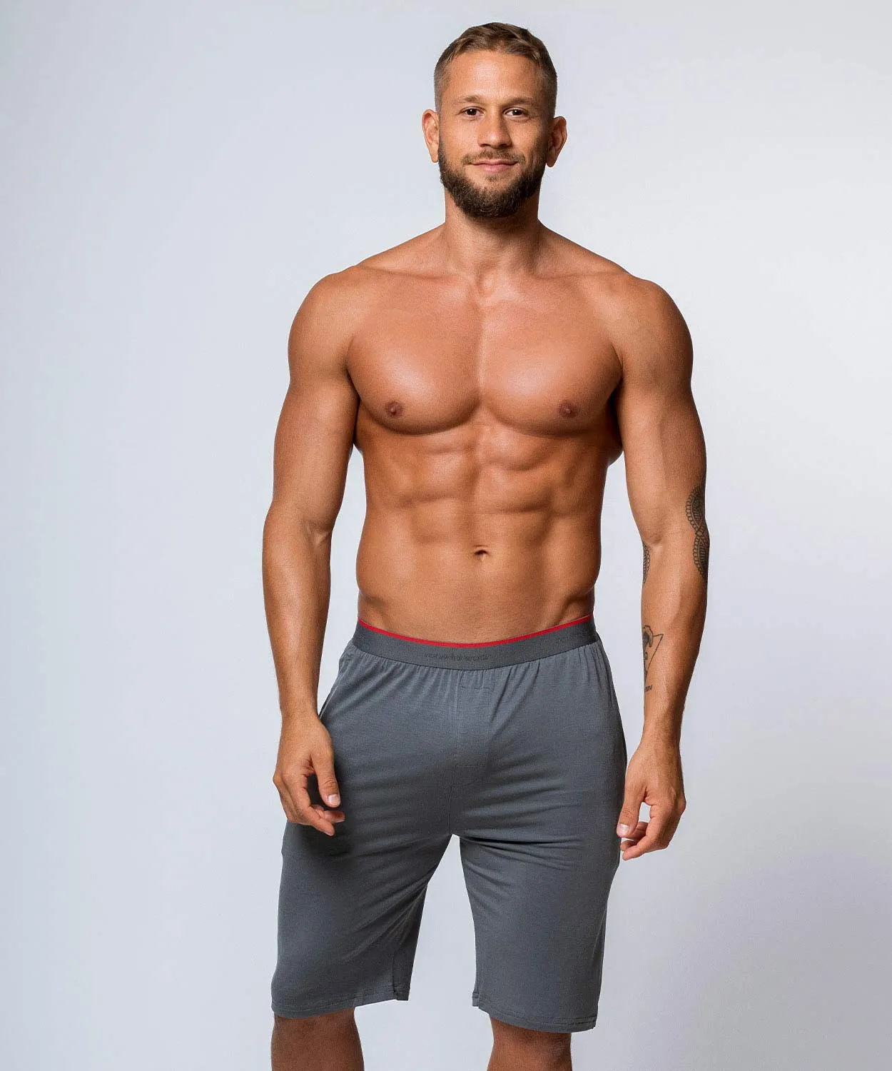 Rounderbum Homewear Shorts Essentials Gray sold by Underwear Expert product image thumbnail 5