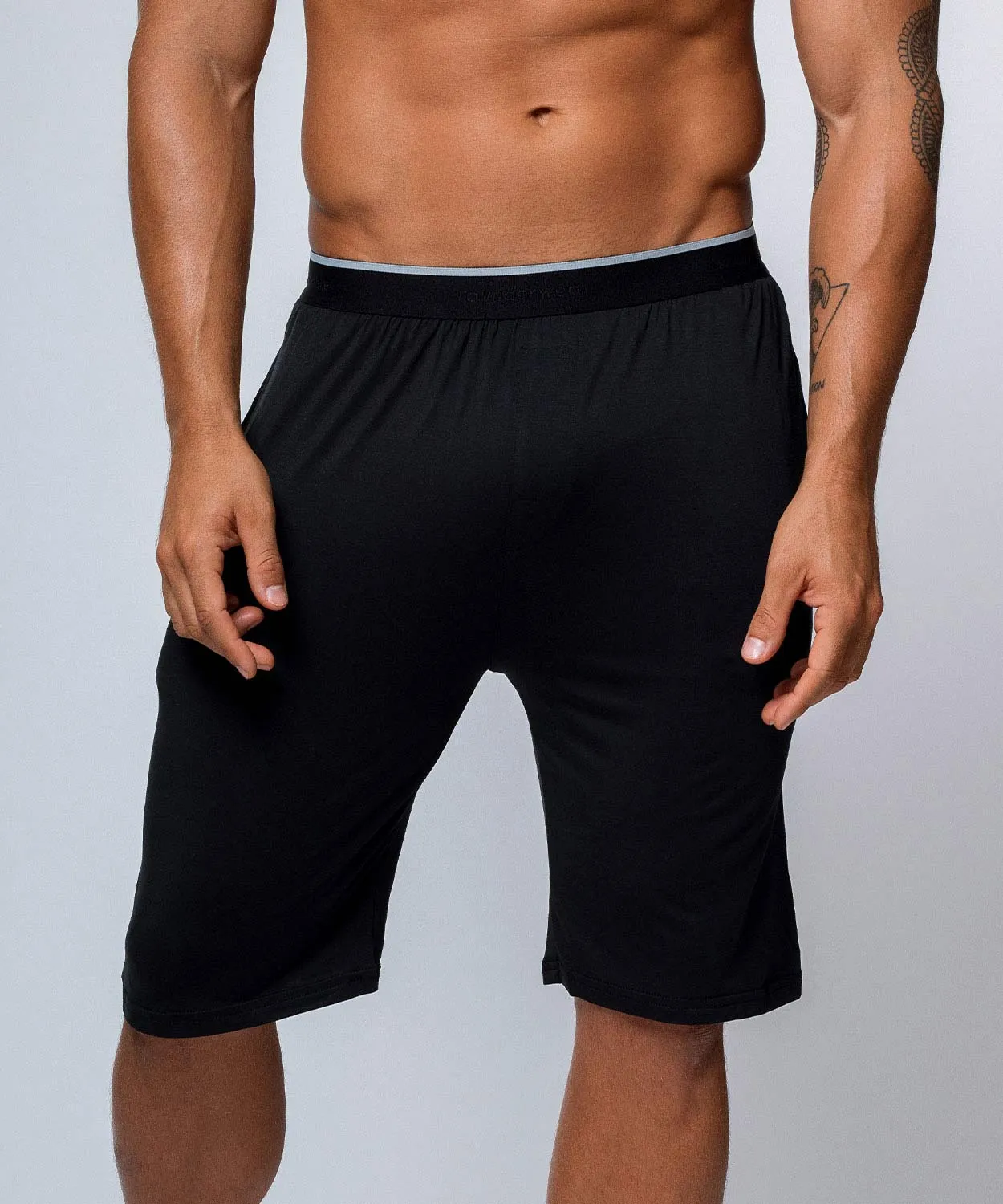 Rounderbum Homewear Shorts Essentials Black sold by Underwear Expert