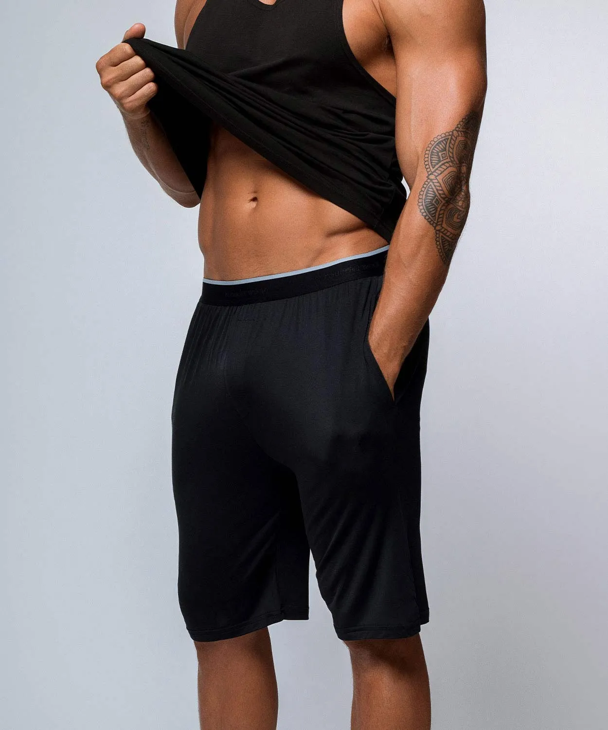 Rounderbum Homewear Shorts Essentials Black sold by Underwear Expert product image thumbnail 4