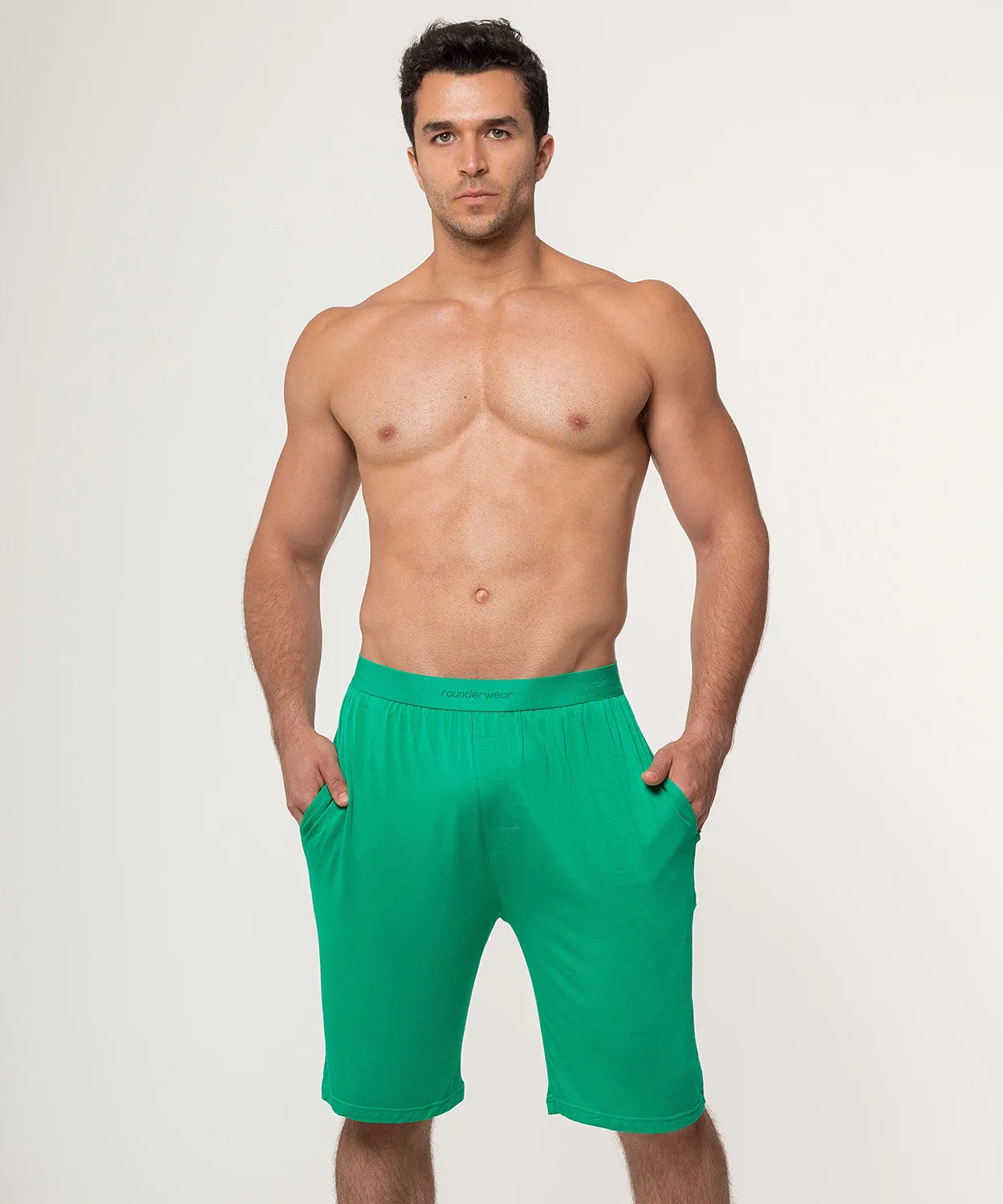 Rounderbum Homewear Shorts Bamboo Green sold by Underwear Expert product image thumbnail 5