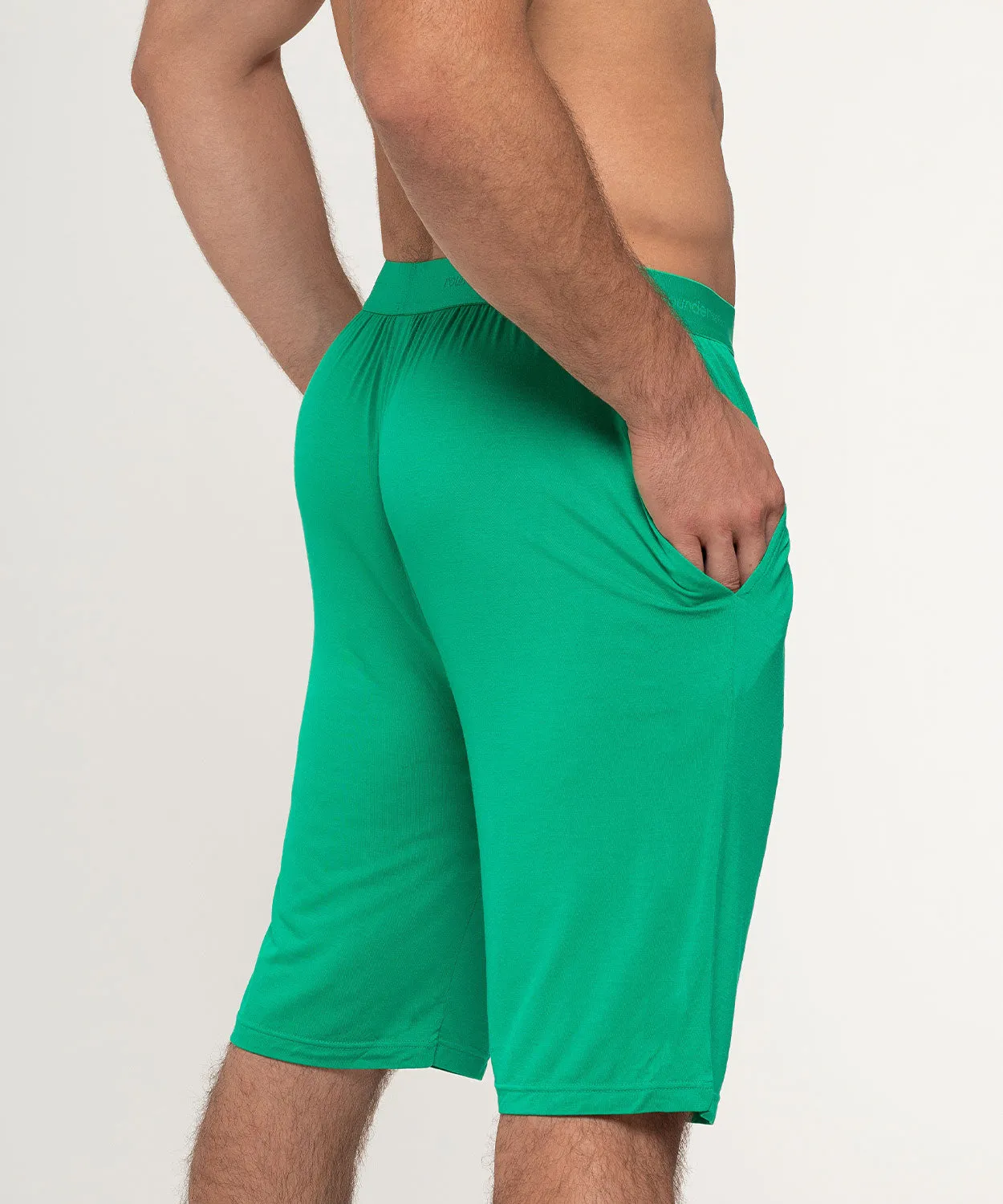 Rounderbum Homewear Shorts Bamboo Green sold by Underwear Expert product image thumbnail 2