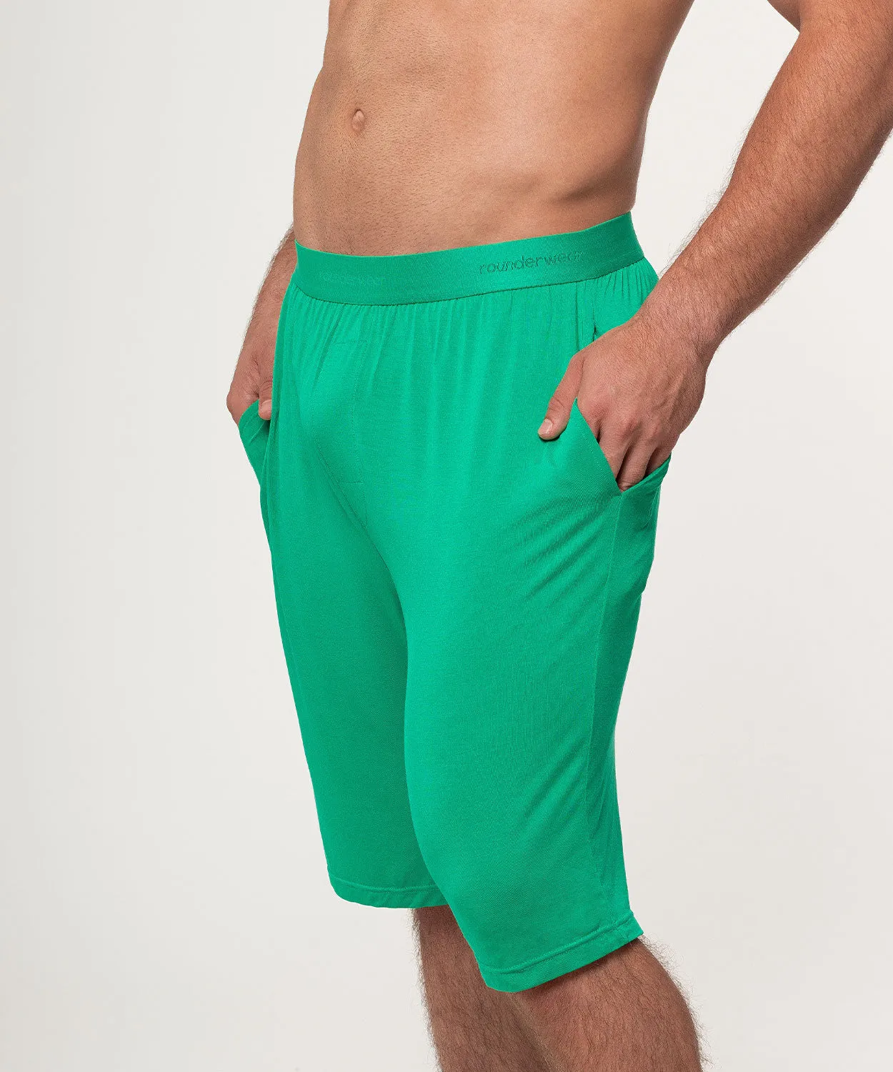 Rounderbum Homewear Shorts Bamboo Green sold by Underwear Expert product image thumbnail 3