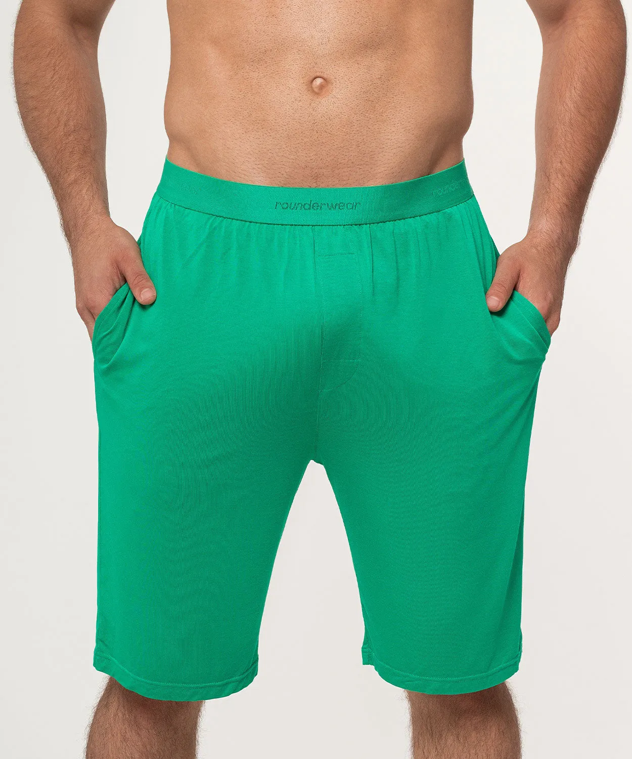 Rounderbum Homewear Shorts Bamboo Green sold by Underwear Expert