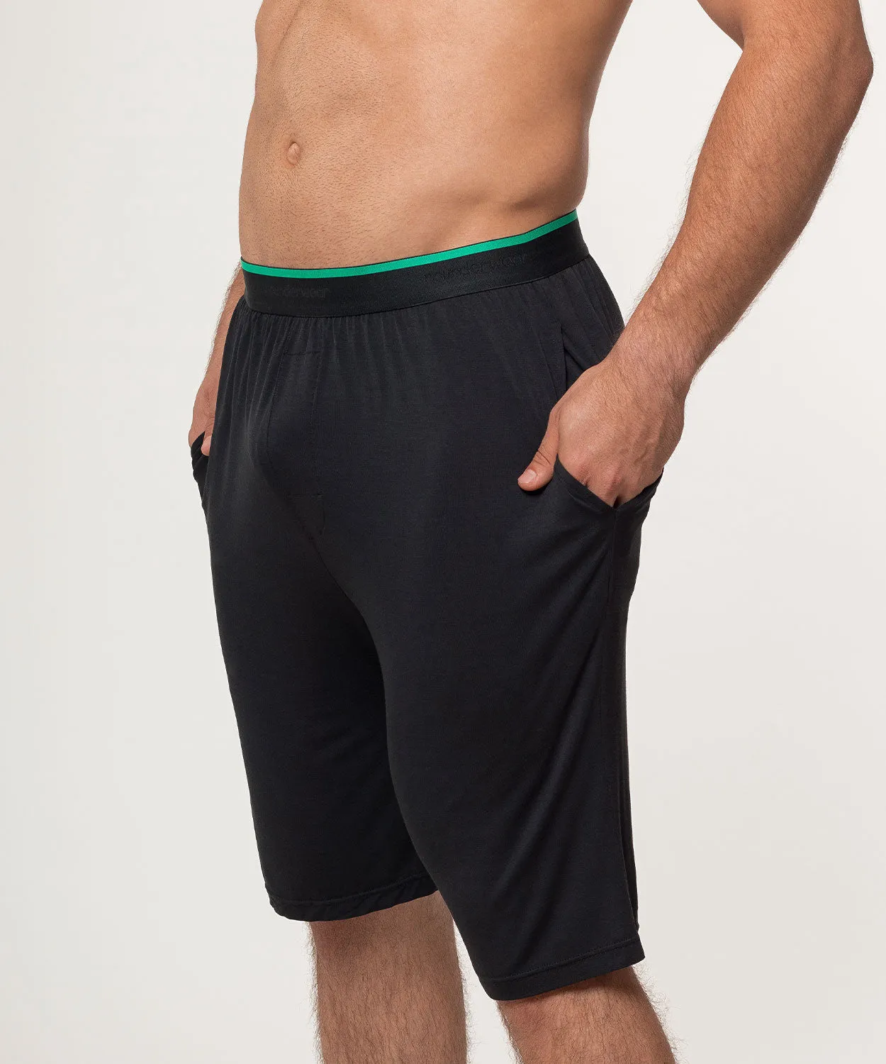 Rounderbum Homewear Shorts Bamboo Black sold by Underwear Expert product image thumbnail 4