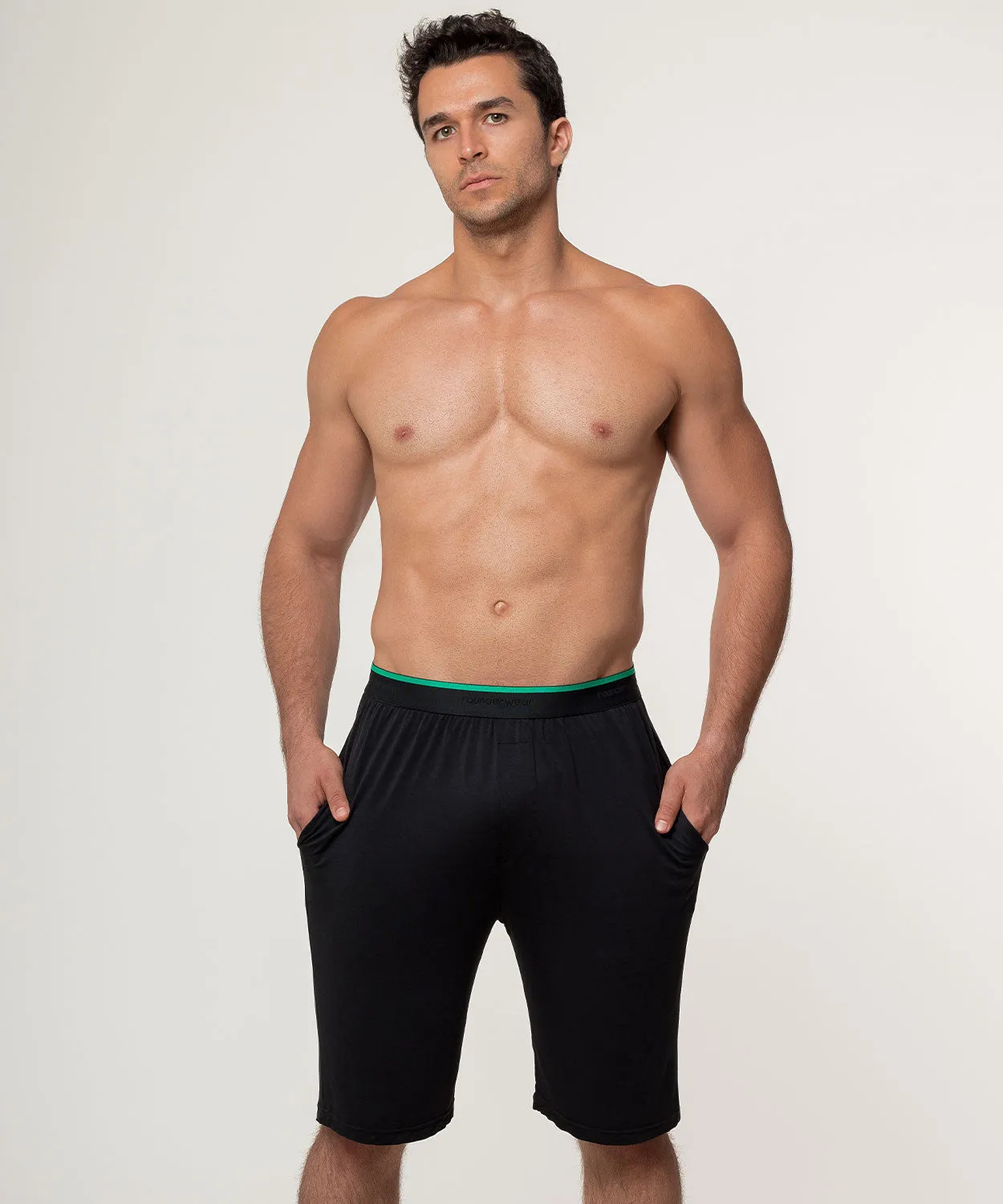 Rounderbum Homewear Shorts Bamboo Black sold by Underwear Expert product image thumbnail 5