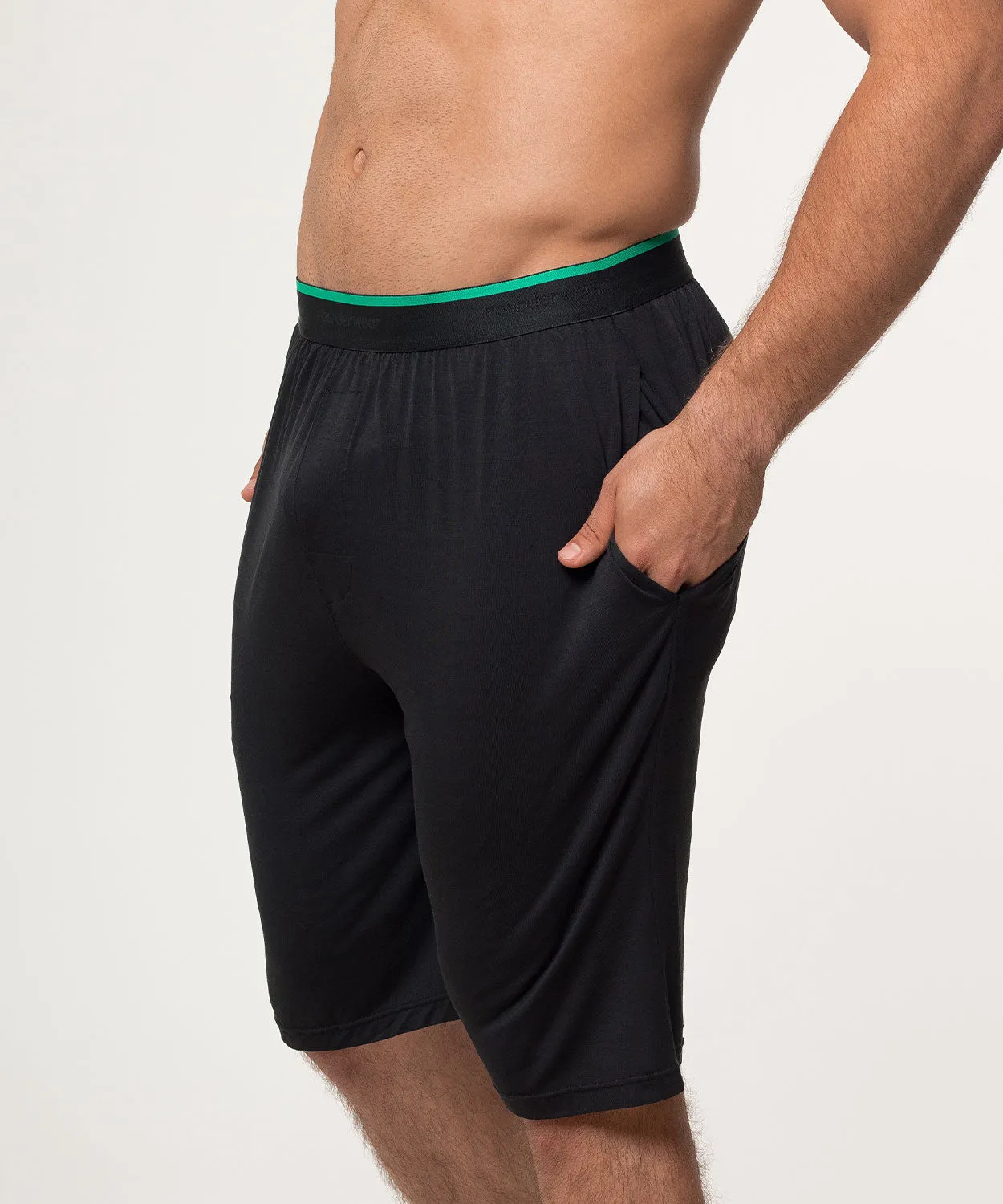 Rounderbum Homewear Shorts Bamboo Black sold by Underwear Expert product image thumbnail 3