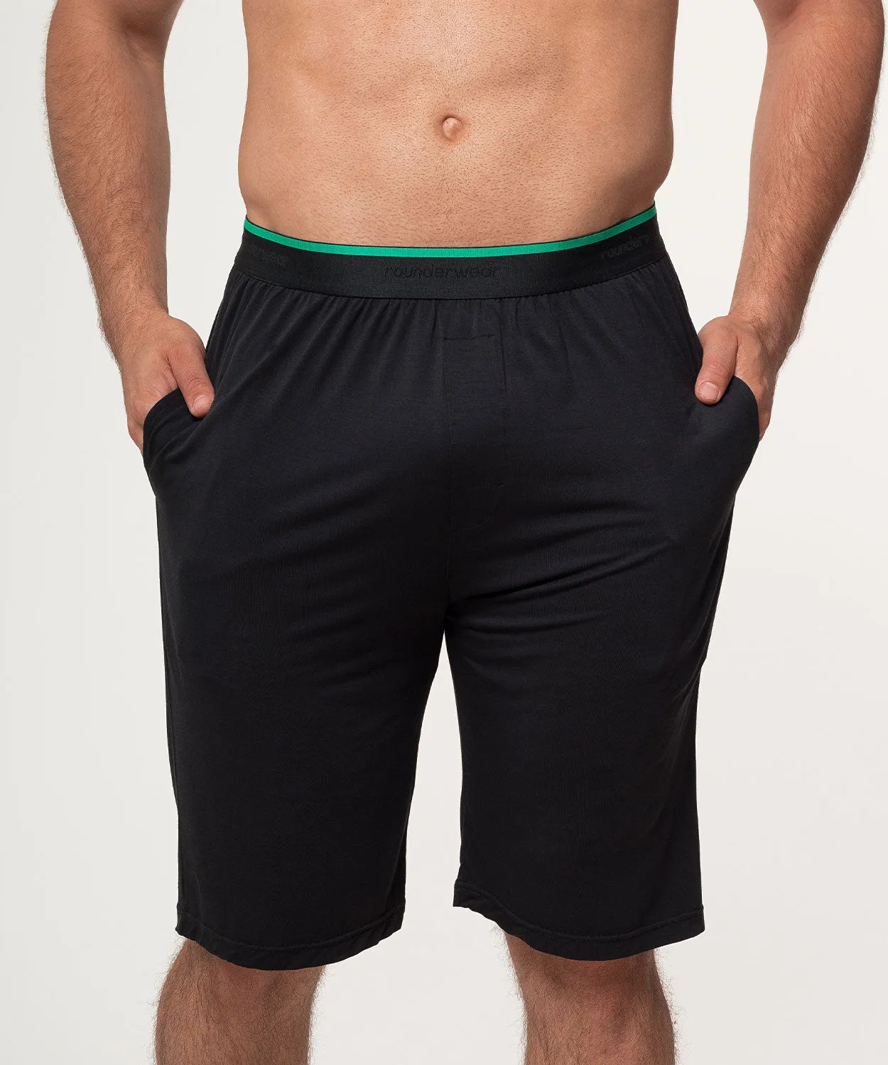 Rounderbum Homewear Shorts Bamboo Black sold by Underwear Expert