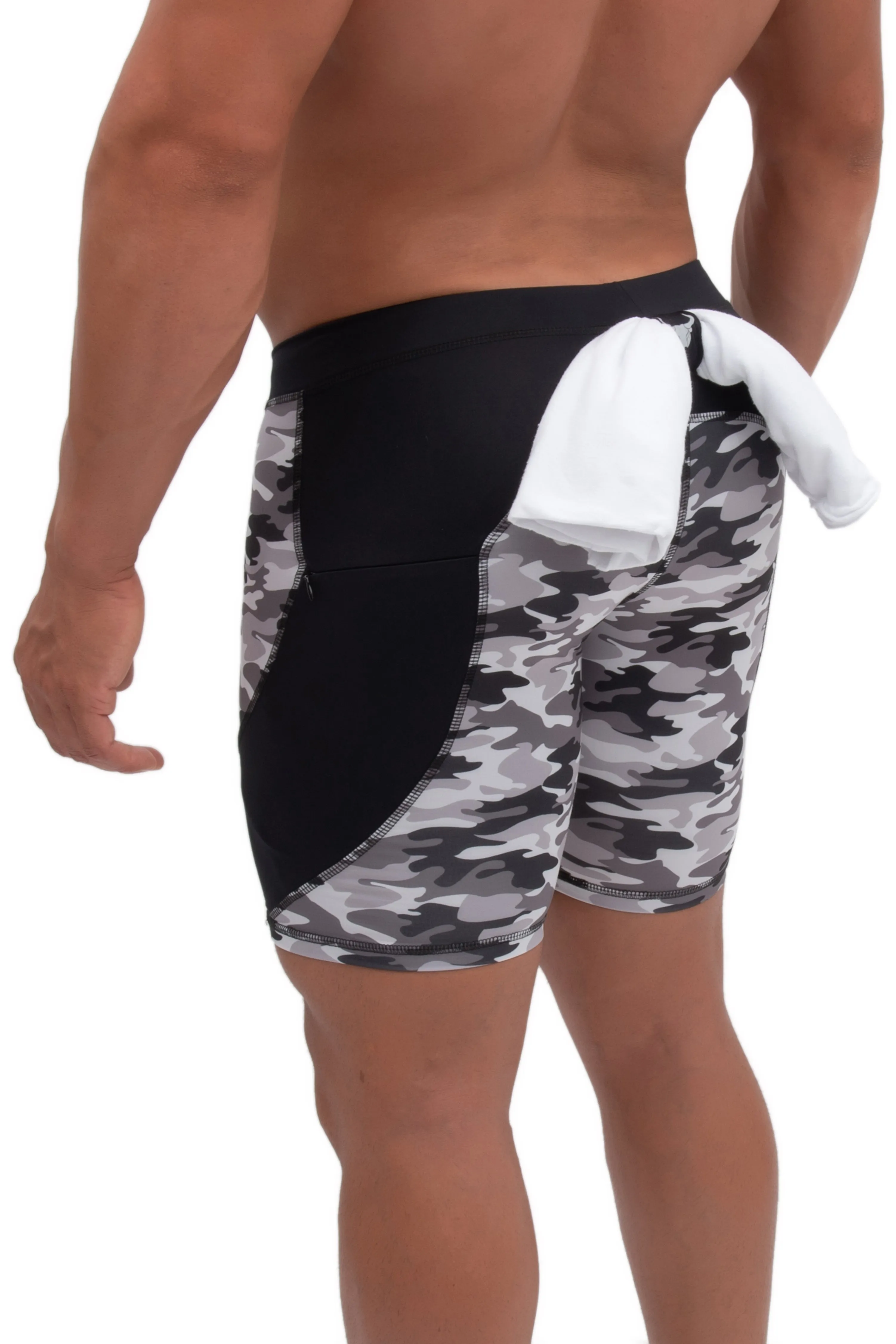 Matador Meggings Gray Camo Shorts sold by Underwear Expert product image thumbnail 4