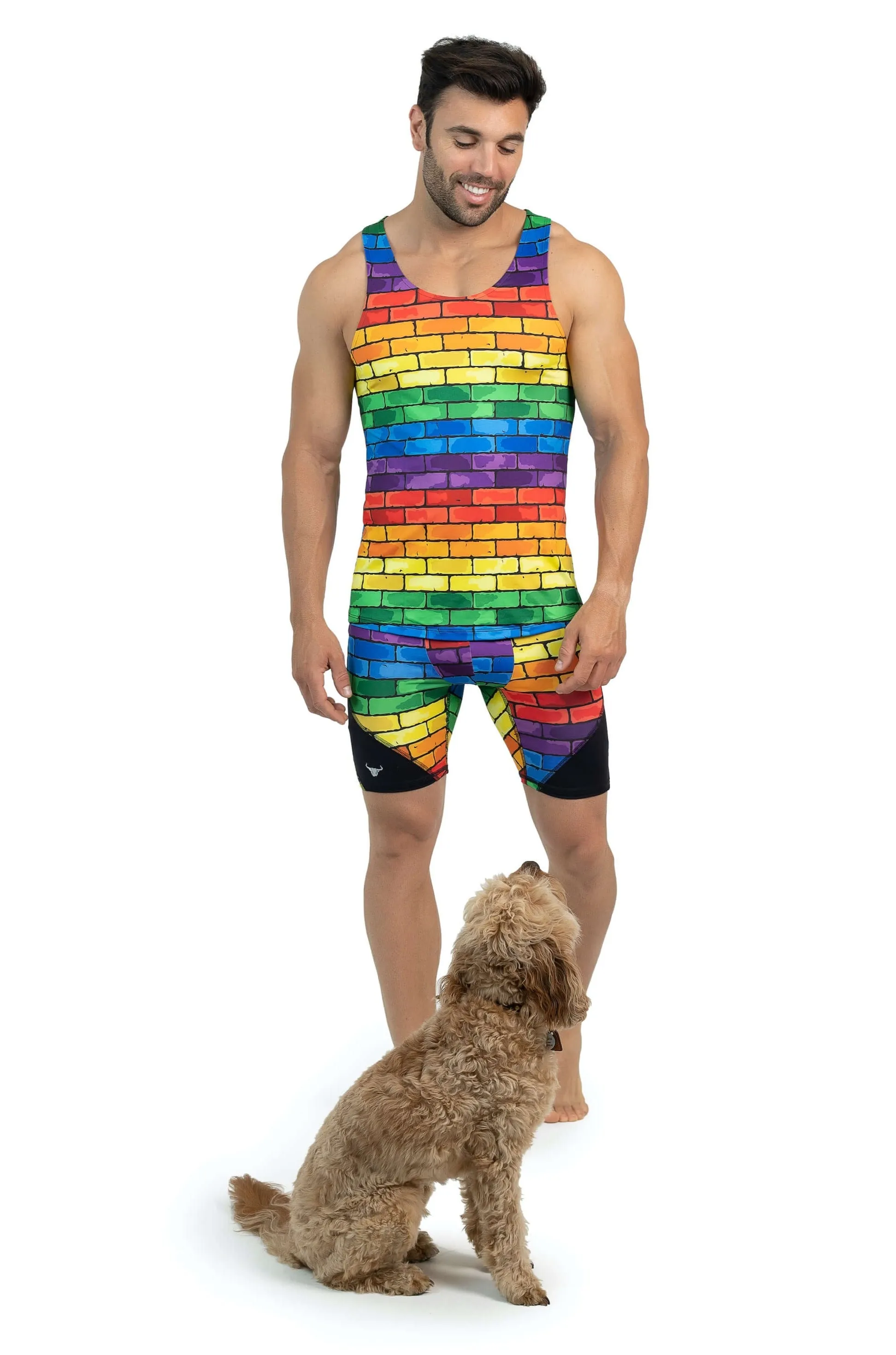 Matador Meggings Pride Rainbow Tank Top sold by Underwear Expert product image thumbnail 5