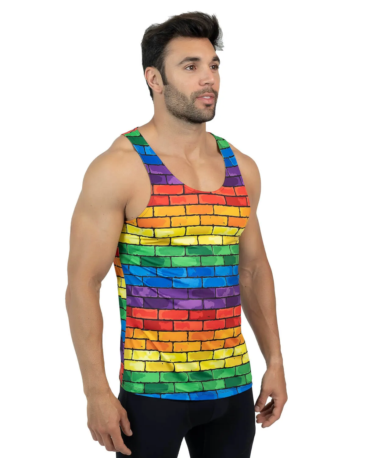Matador Meggings Pride Rainbow Tank Top sold by Underwear Expert product image thumbnail 3