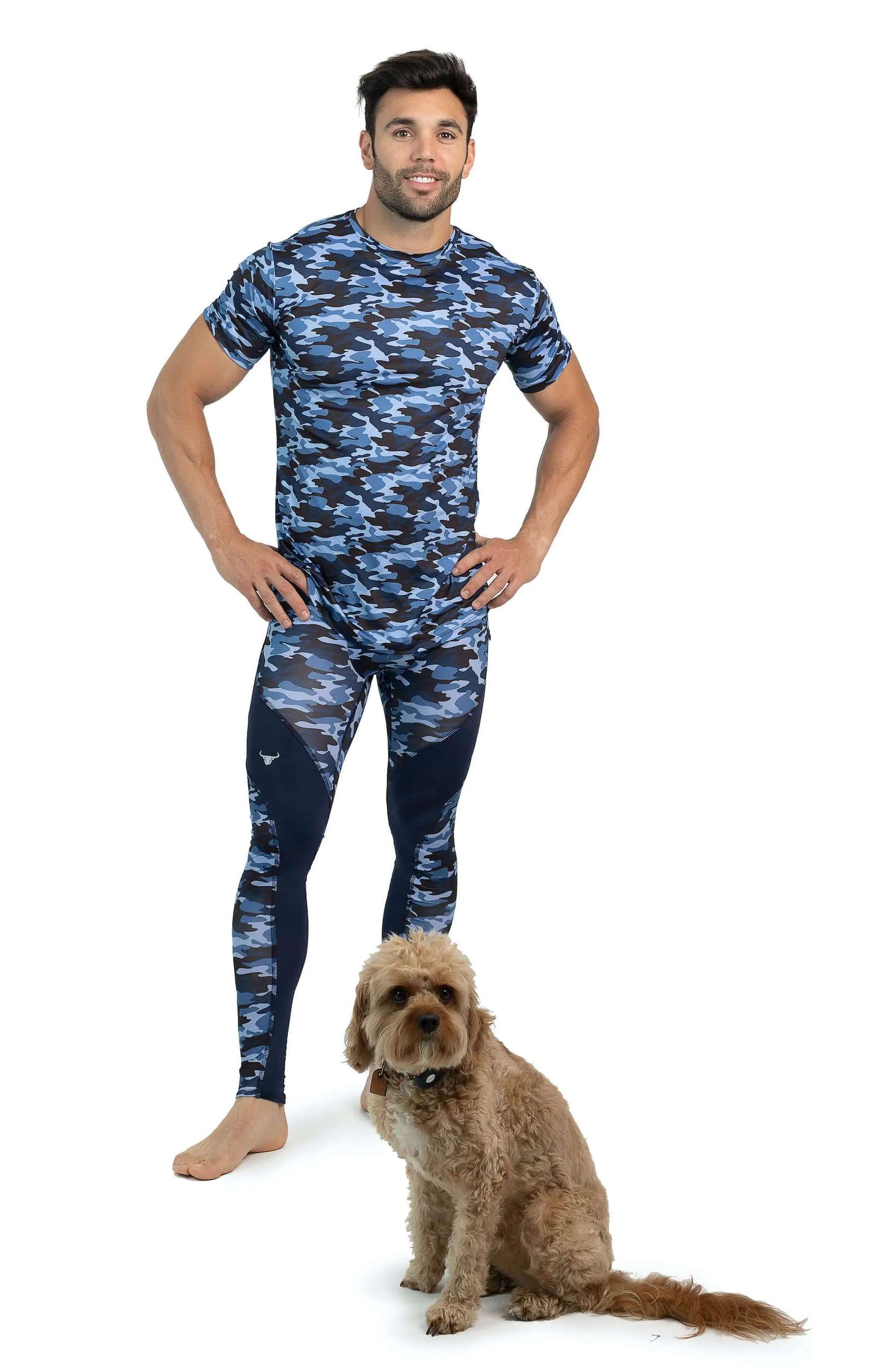 Matador Meggings Blue Camo T-shirt sold by Underwear Expert product image thumbnail 4