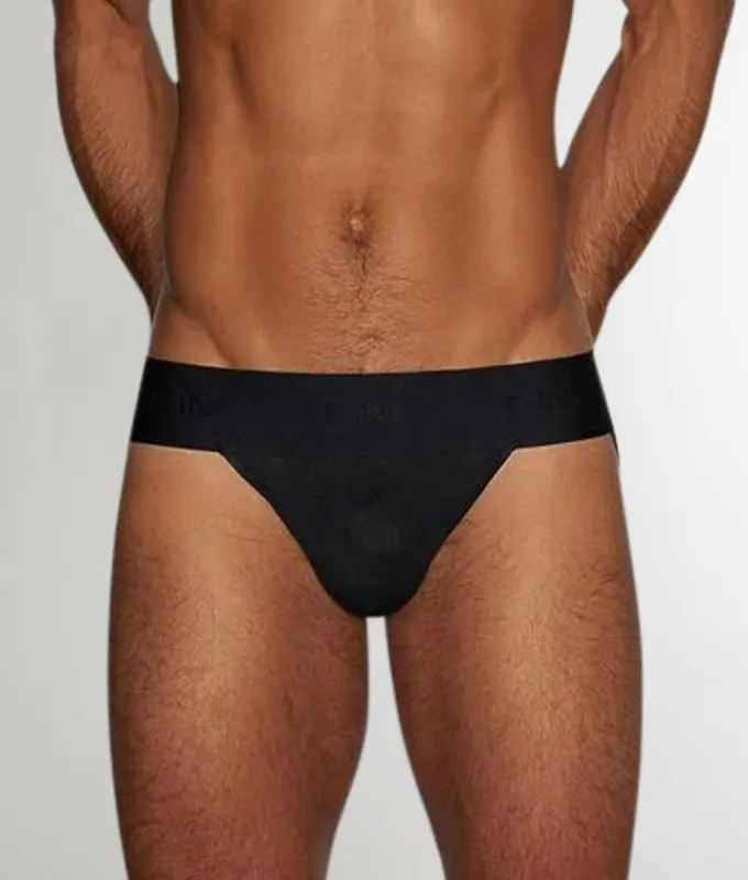 C-IN2 Sheer Jockstrap Black sold by Underwear Expert