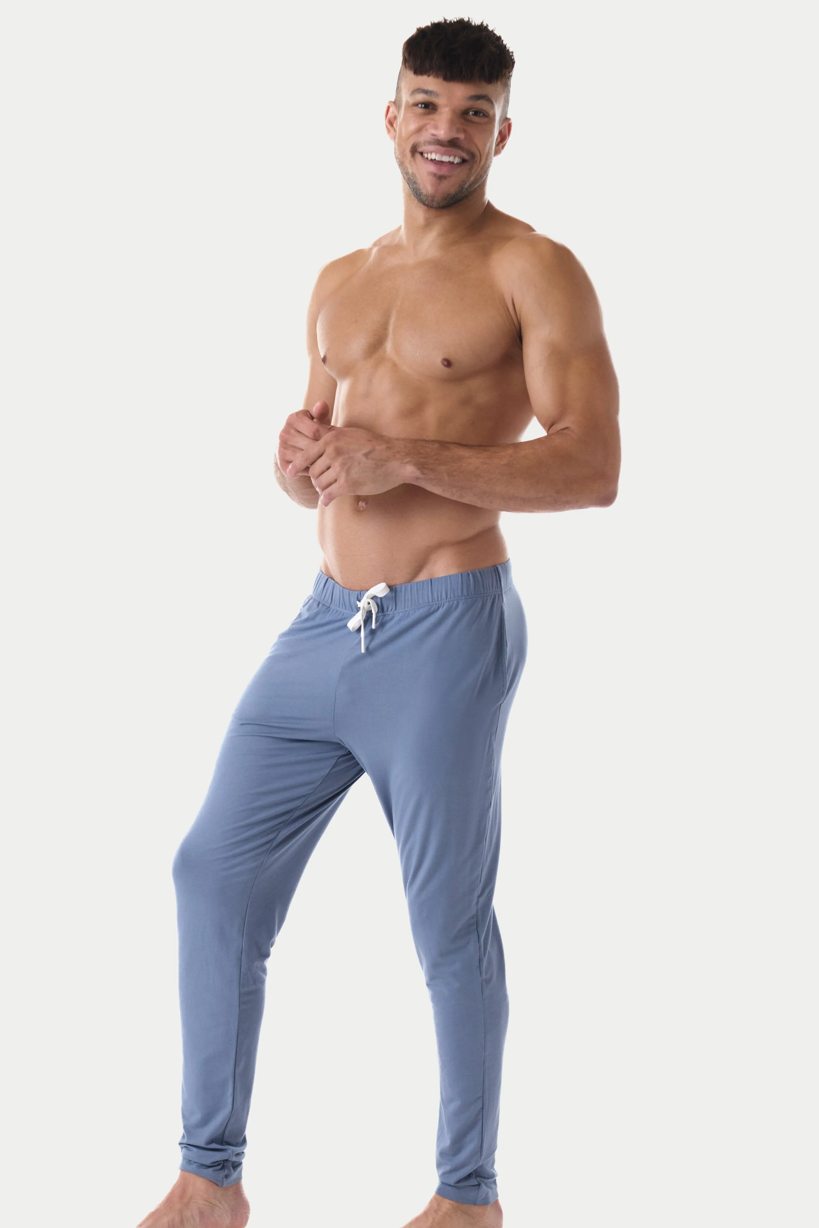 Awry Cloud Lounge Pants - Steel Blue sold by Underwear Expert product image thumbnail 5