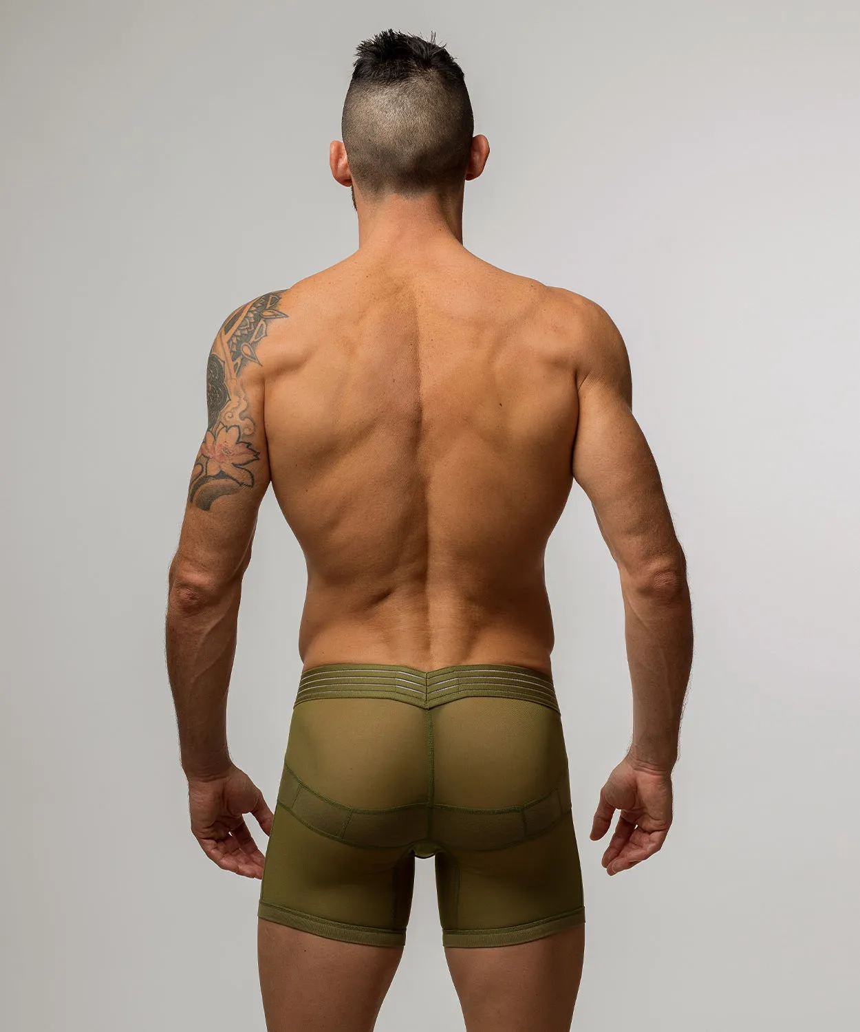 Rounderbum Sexy Nights Anatomic Boxer Brief Green sold by Underwear Expert product image thumbnail 5