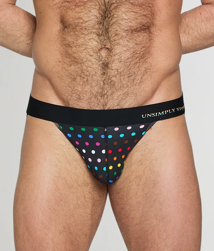 Unsimply Stitched Pride Polka Dot Jockstrap sold by Underwear Expert