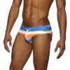 Parke & Ronen New Spring '25 Royal Corsair Stripe Printed Meridian Bikini sold by Underwear Expert