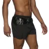 Parke & Ronen New Spring '25 Black Vector Swim Short sold by Underwear Expert