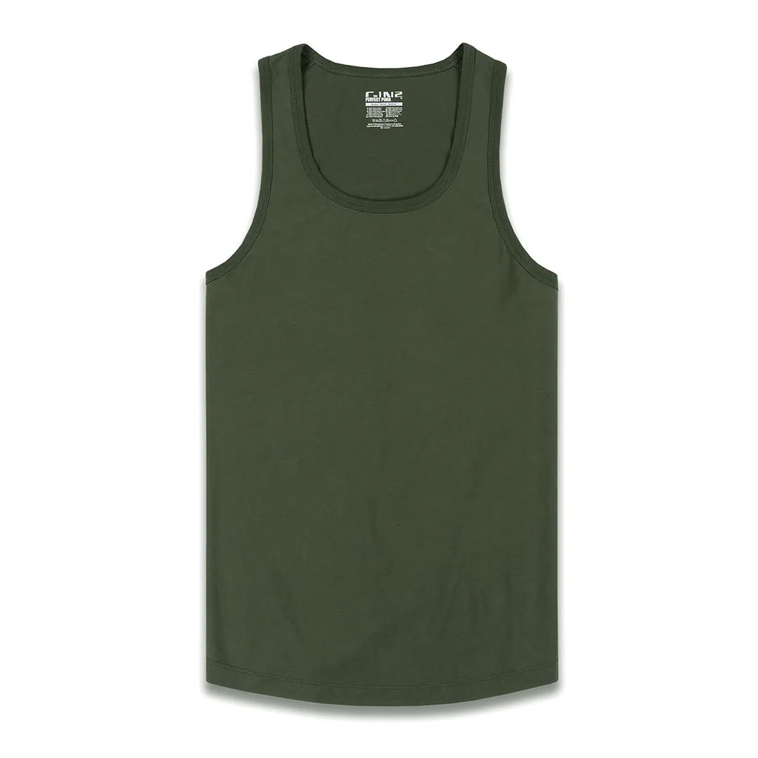 C-IN2 Perfect Pima Relaxed Tank Gladwin Green sold by Underwear Expert product image thumbnail 4