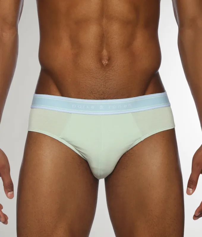 Parke & Ronen Retro Solid Low Rise Brief sold by Underwear Expert