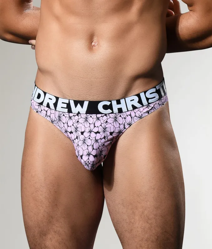 Andrew Christian Flower Almost Naked Thong sold by Underwear Expert